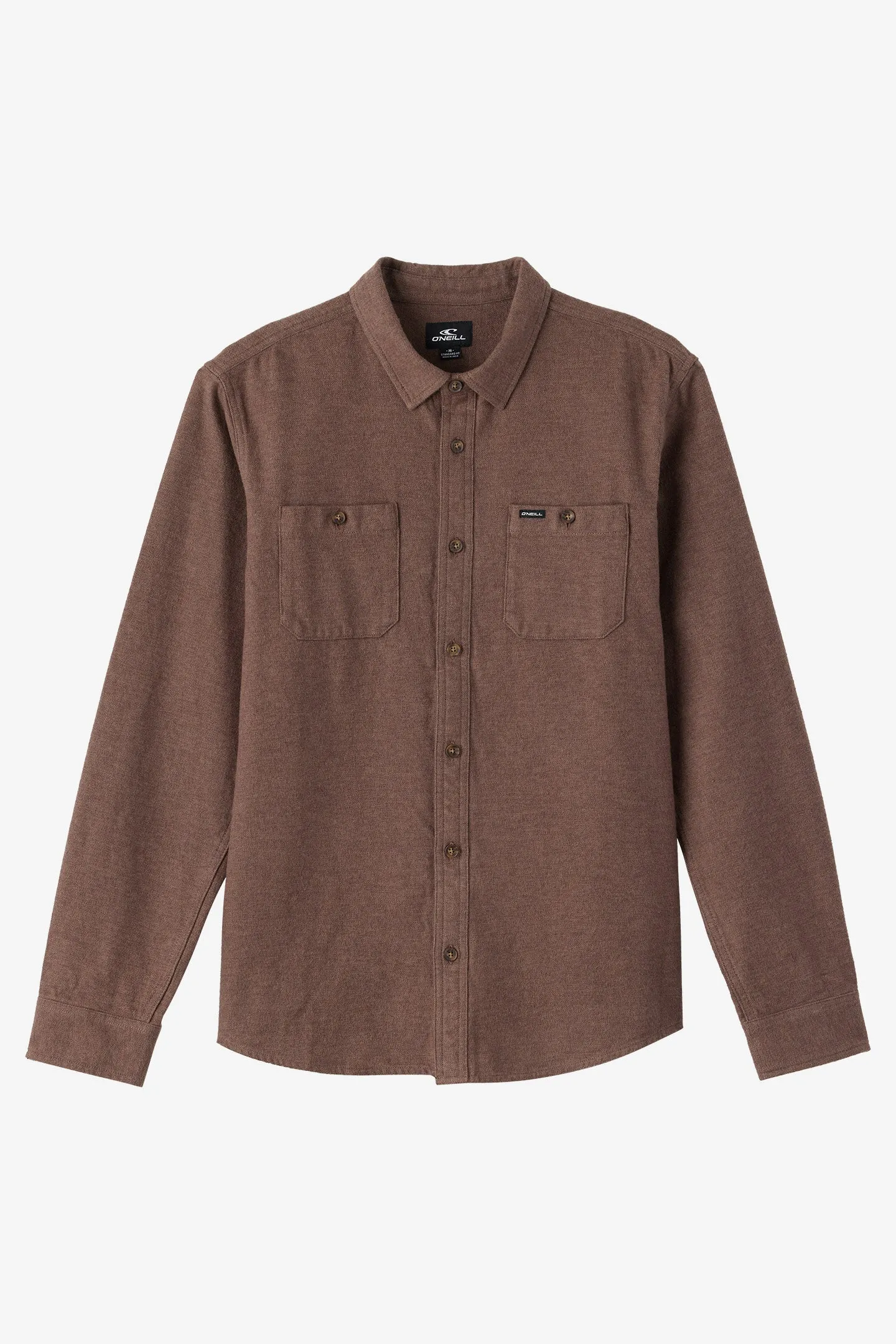 BREAKWATER SOLID FLANNEL STANDARD FIT SHIRT sold by O'Neill