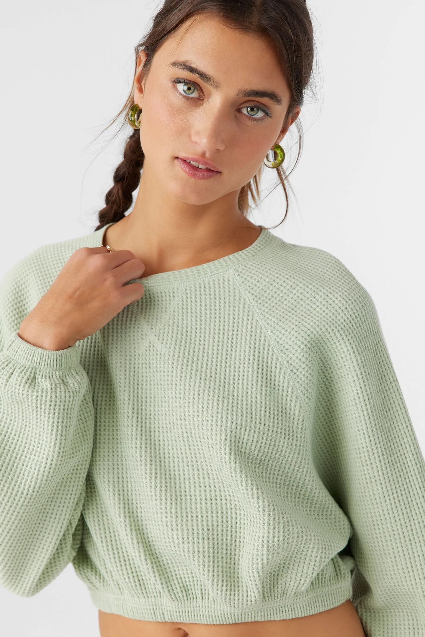 TOUR WAFFLE KNIT SLOUCHY TOP sold by O'Neill product image thumbnail 5