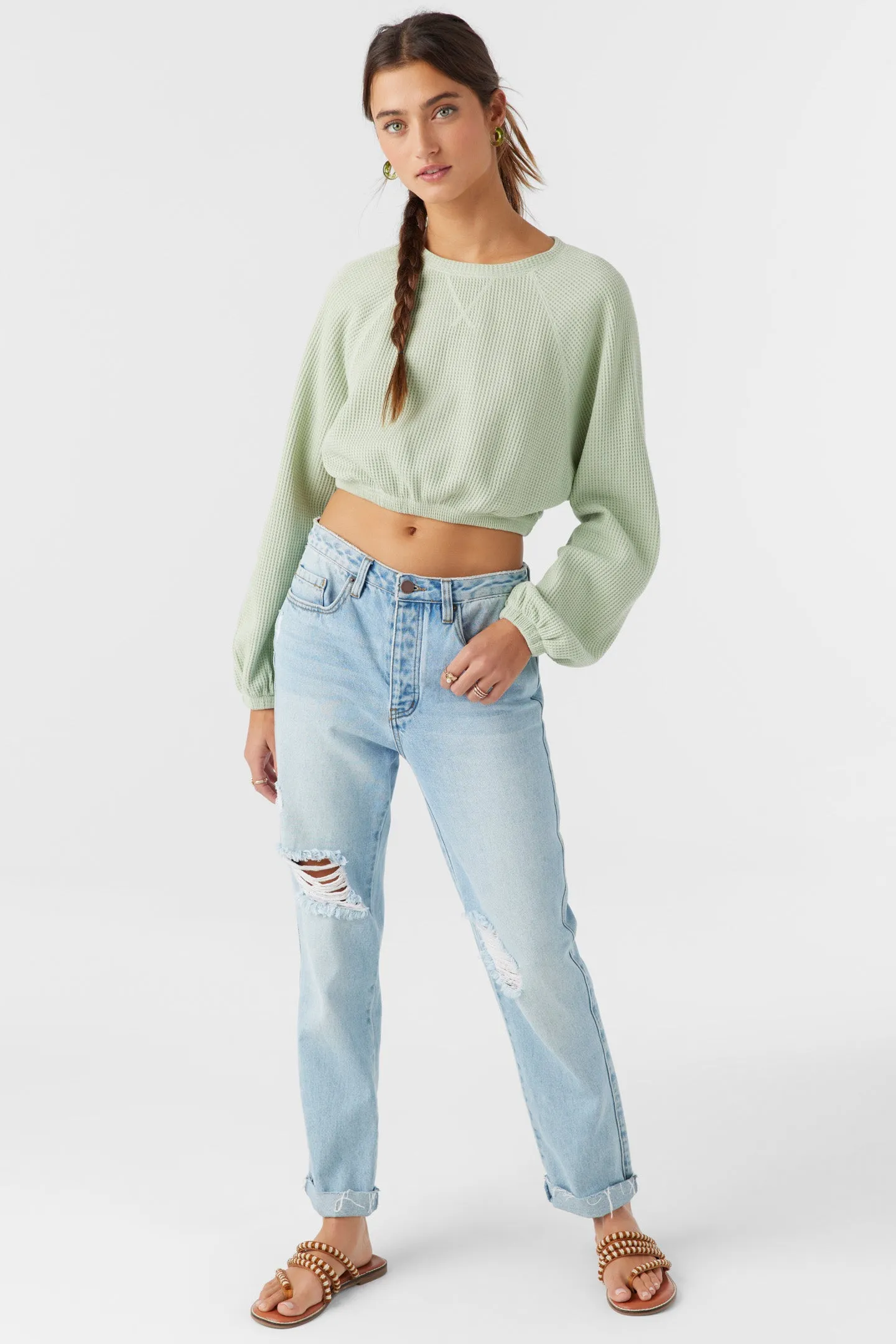 TOUR WAFFLE KNIT SLOUCHY TOP sold by O'Neill product image thumbnail 3