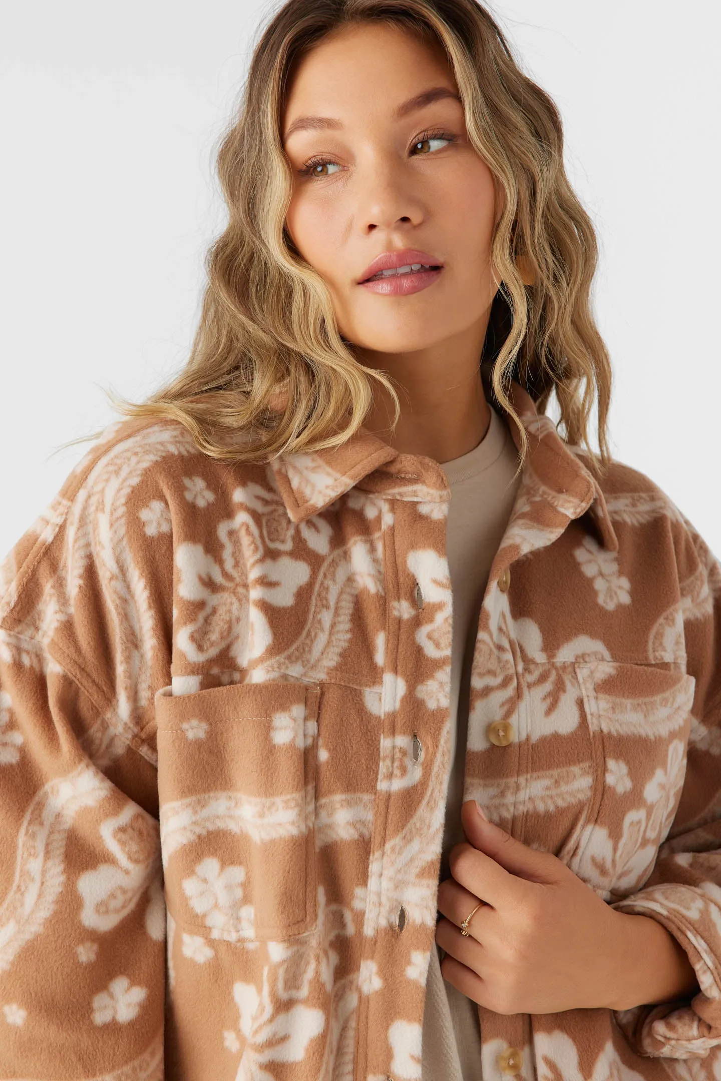 Rune Superfleece Oversized Fit Shacket sold by O'Neill product image thumbnail 2