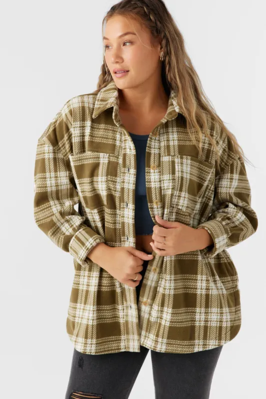 RUNE SUPERFLEECE OVERSIZED FIT SHACKET sold by O'Neill