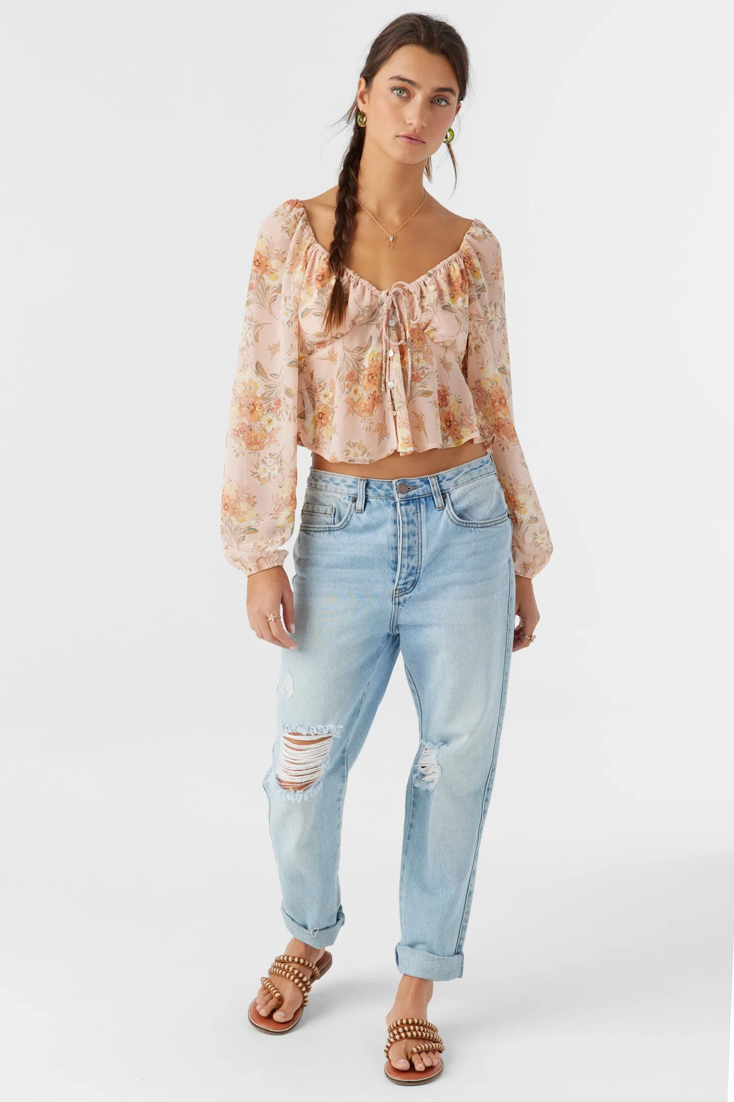 Noa Naya Floral Long Sleeve Top sold by O'Neill product image thumbnail 3