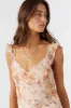 NELLIE CHIFFON RUFFLE SLEEVE DRESS sold by O'Neill