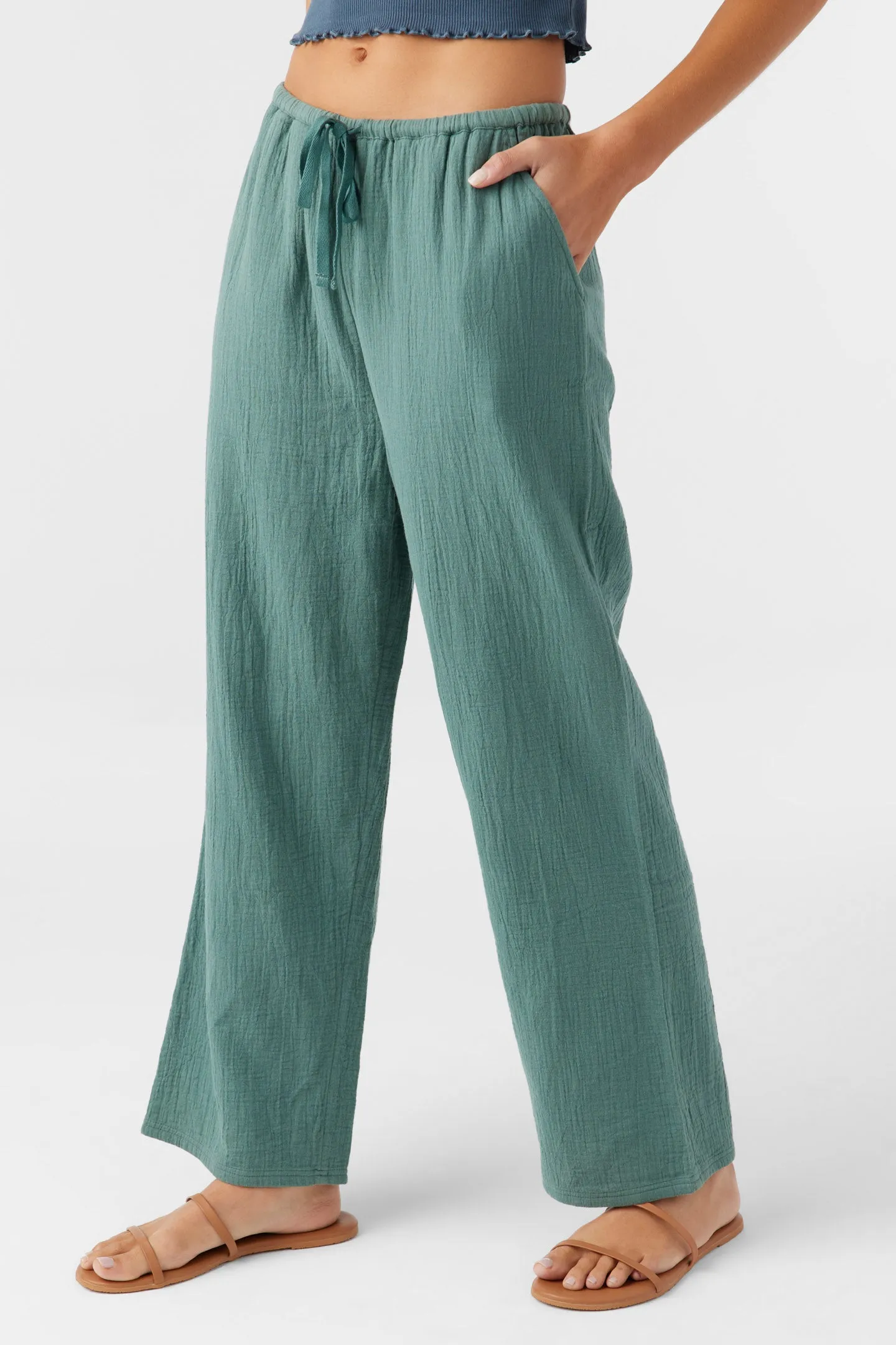 BRENDA CRINKLE DOUBLE GAUZE BEACH PANTS sold by O'Neill product image thumbnail 5