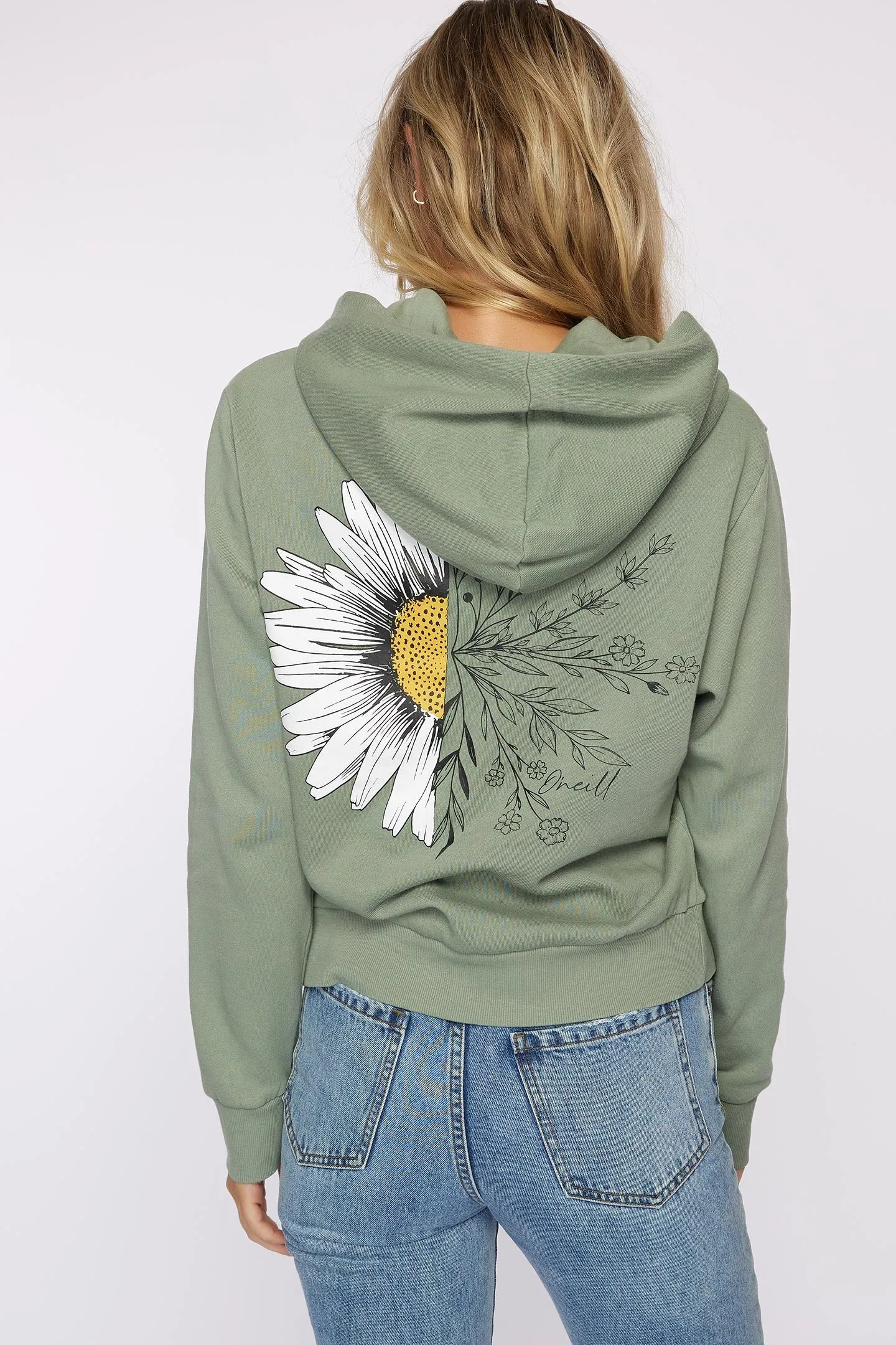FLOWER MORPH HOODED PULOVER FLEECE sold by O'Neill product image thumbnail 2