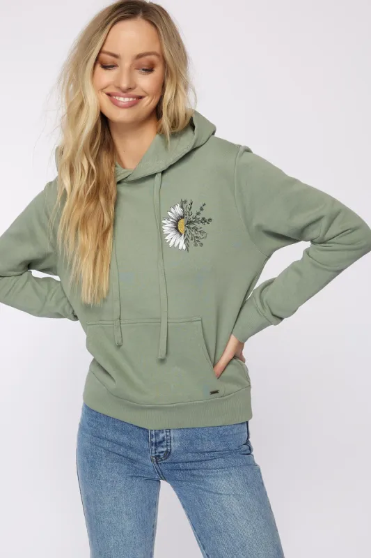 FLOWER MORPH HOODED PULOVER FLEECE sold by O'Neill