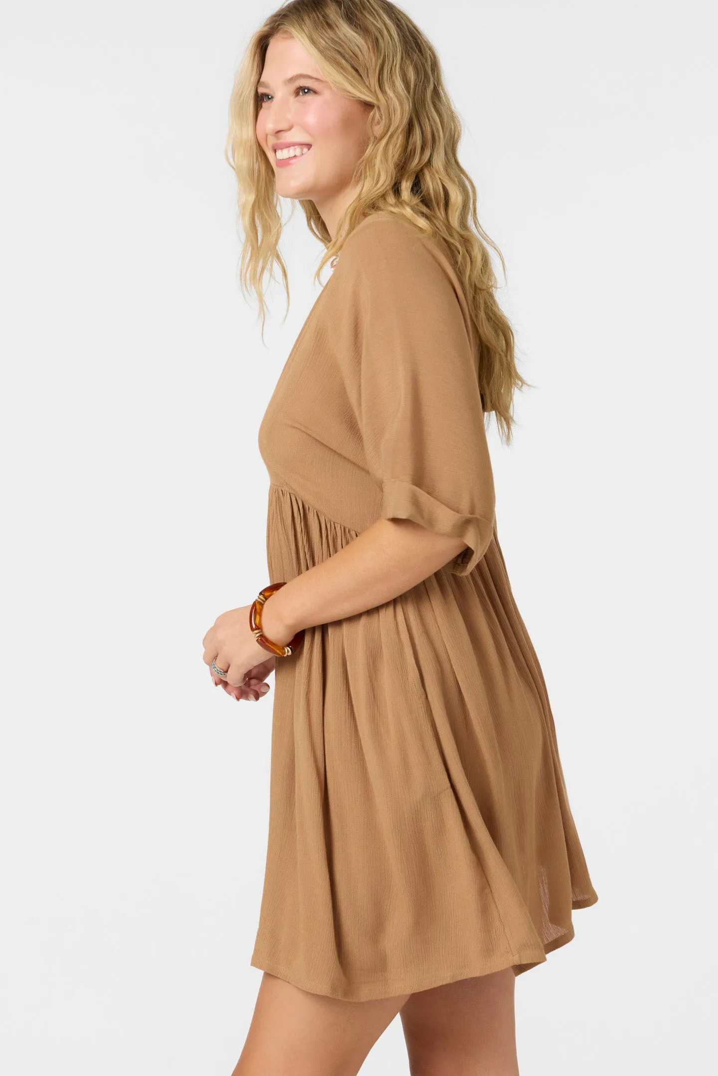 ROSEMARY SOLID SHORT SLEEVE DRESS sold by O'Neill product image thumbnail 5