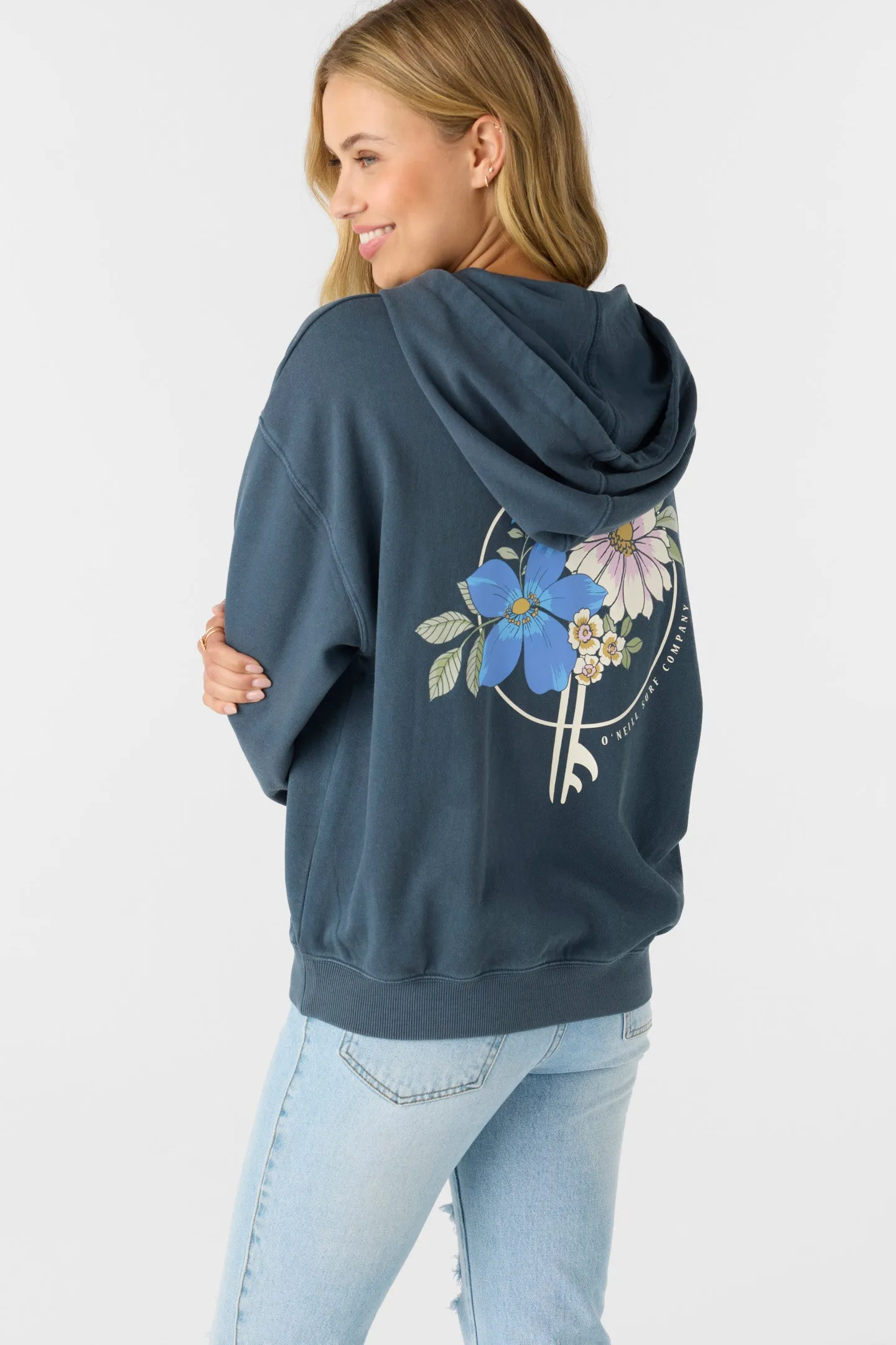 DRIFT FLORAL FLEECE HOODIE sold by O'Neill