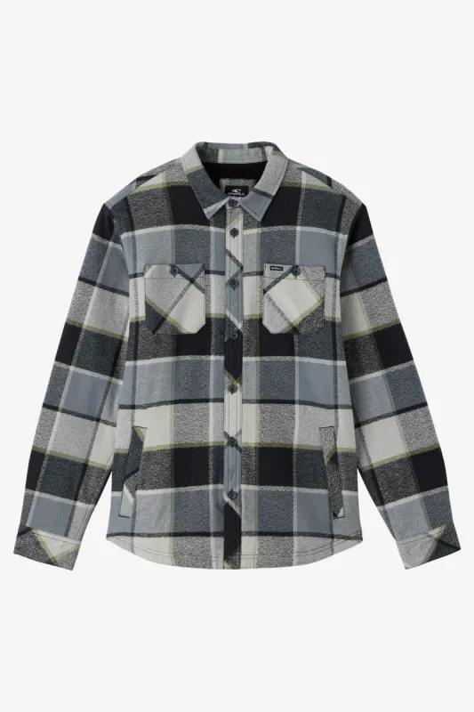 Redmond Flannel High Pile Lined Jacket sold by O'Neill