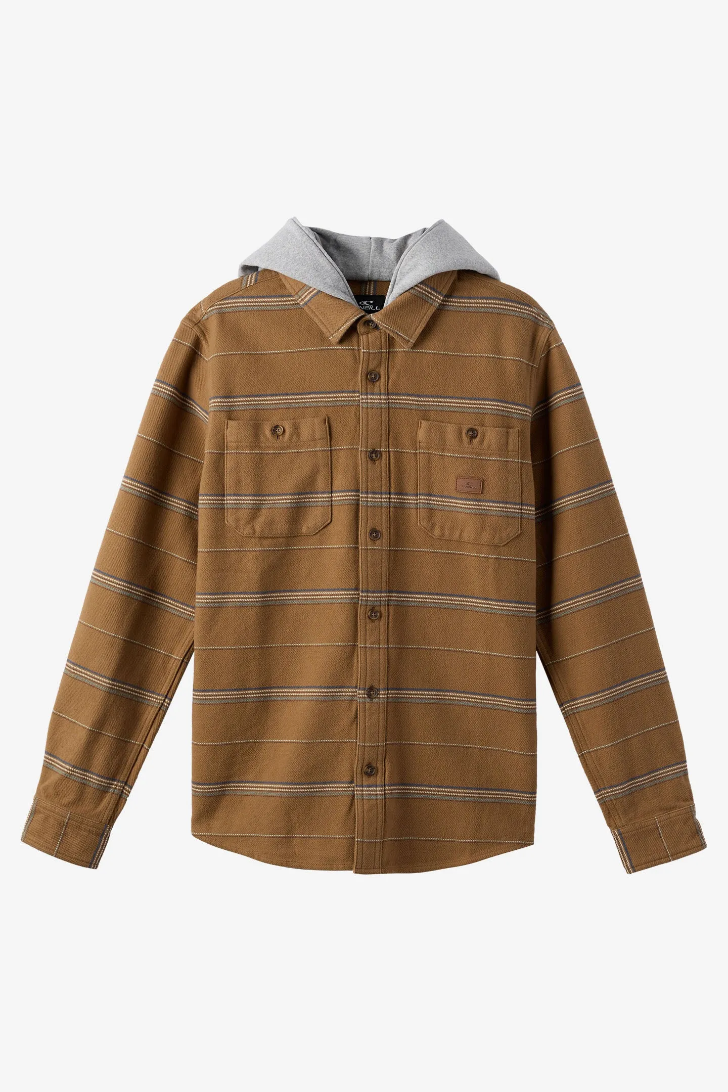 LANDMARKED STRIPE HOODED FLANNEL sold by O'Neill
