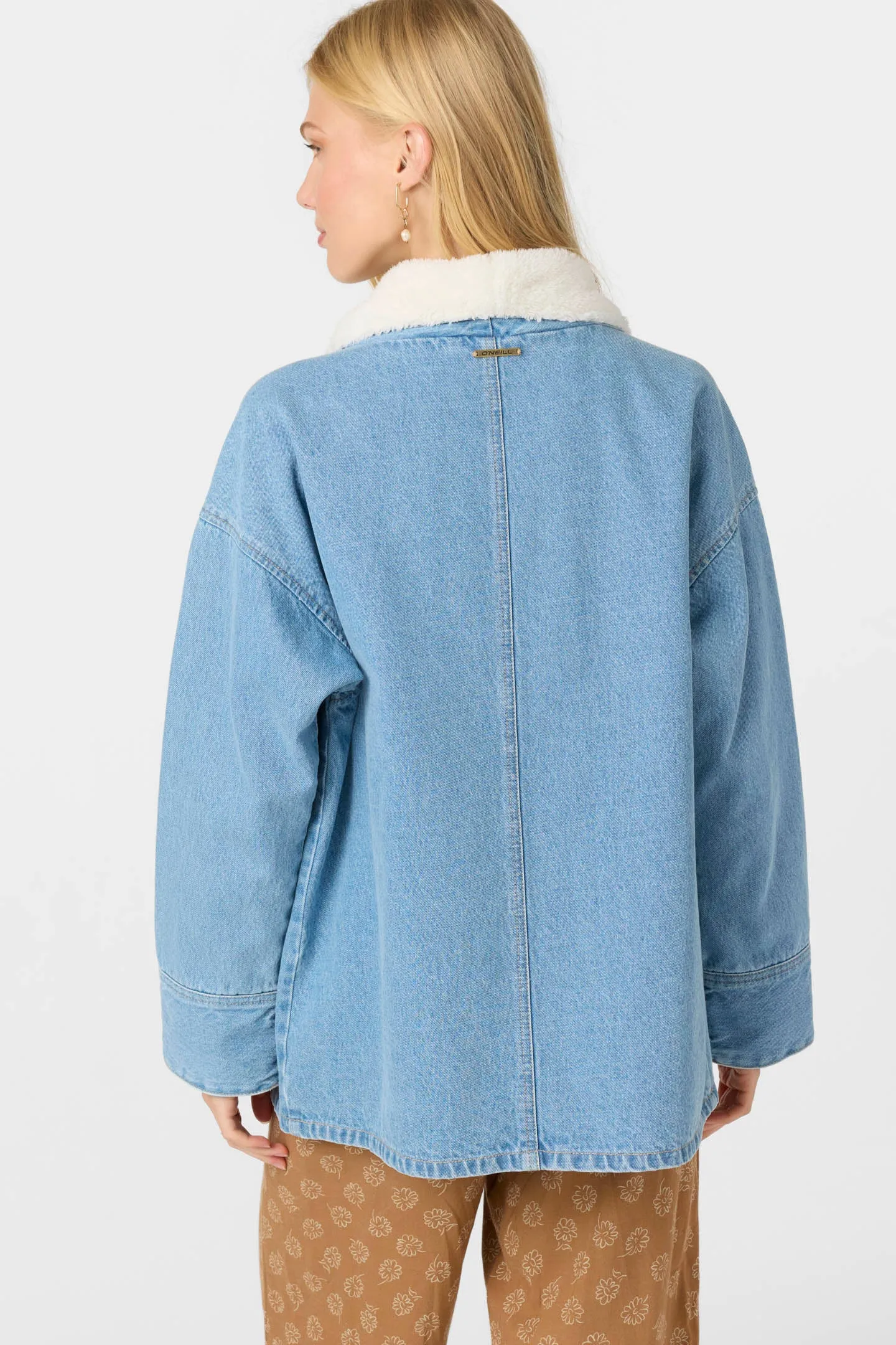 KORBYN HIGH PILE LINED DENIM JACKET sold by O'Neill product image thumbnail 4