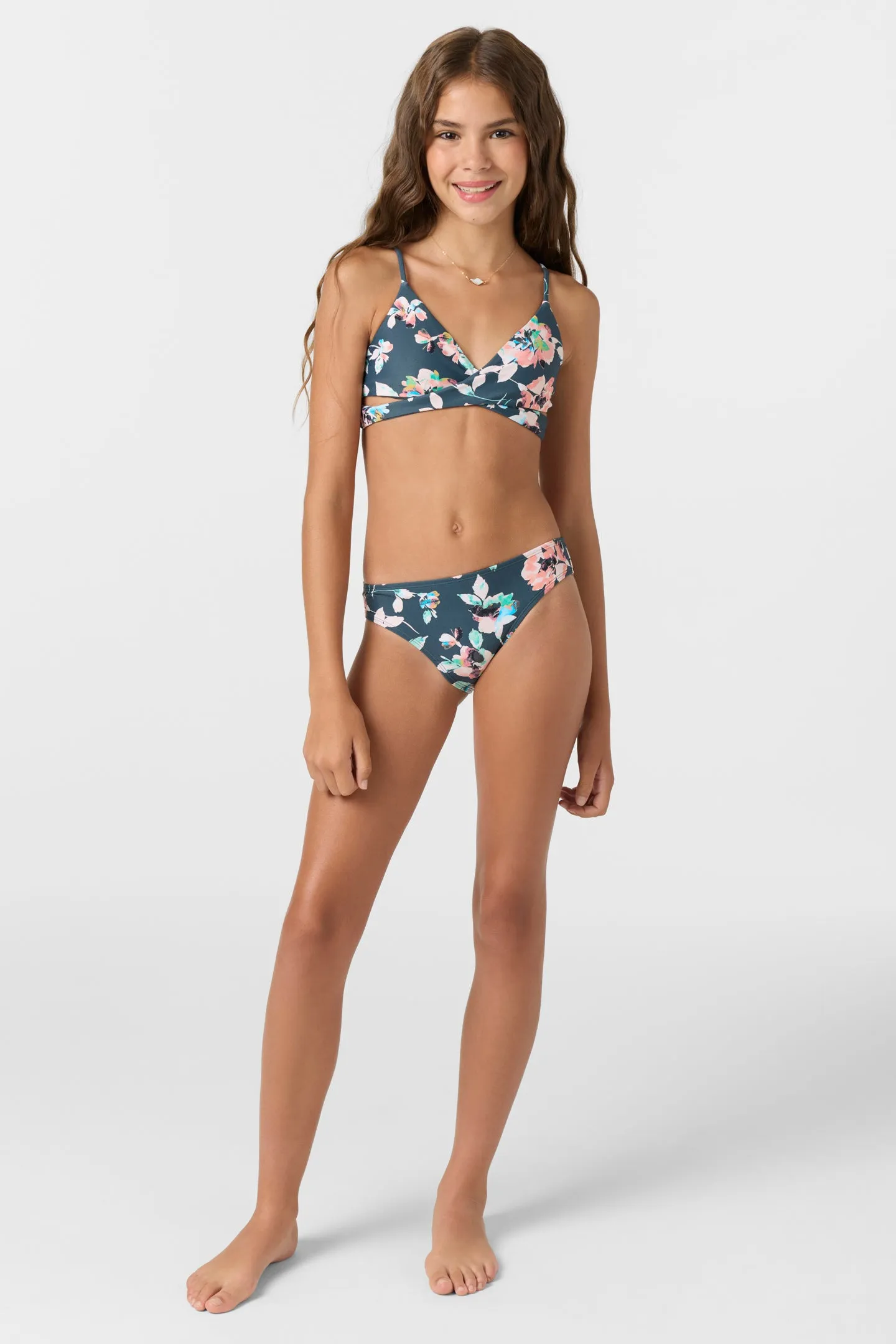 GIRL'S MELODY FLORAL WRAP TOP SET sold by O'Neill product image thumbnail 3