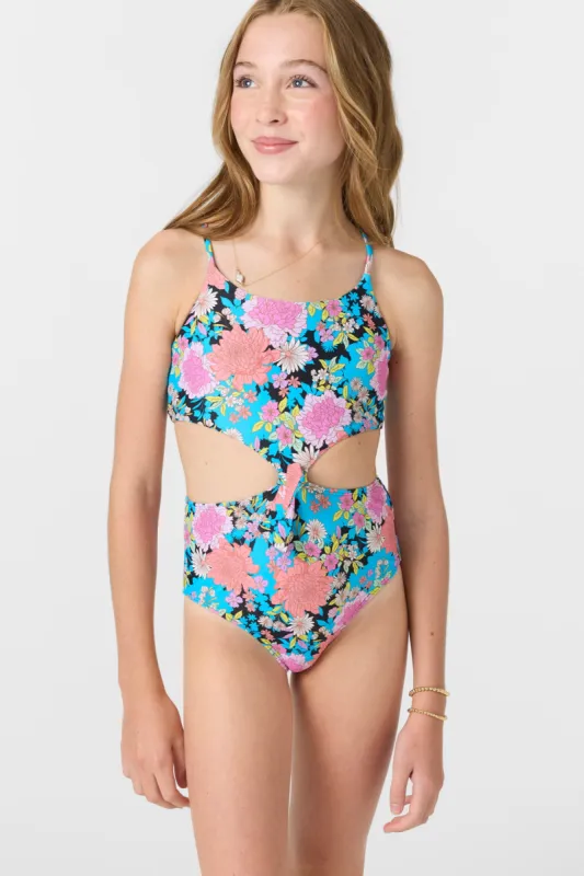 GIRL'S KNOT FRONT ONE PIECE sold by O'Neill