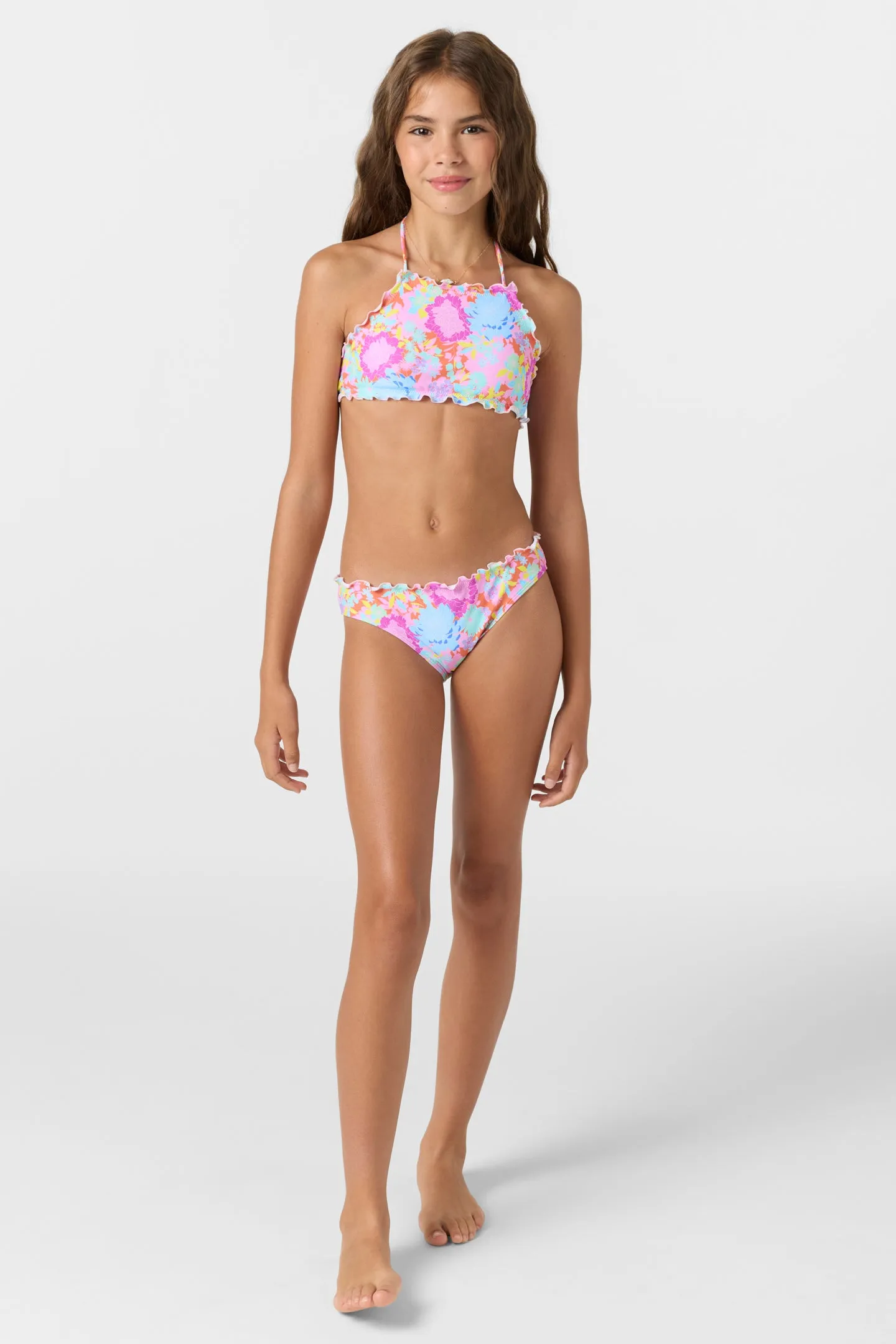 GIRL'S NIGHTFALL RUFFLE EDGE HIGH NECK SET sold by O'Neill product image thumbnail 3