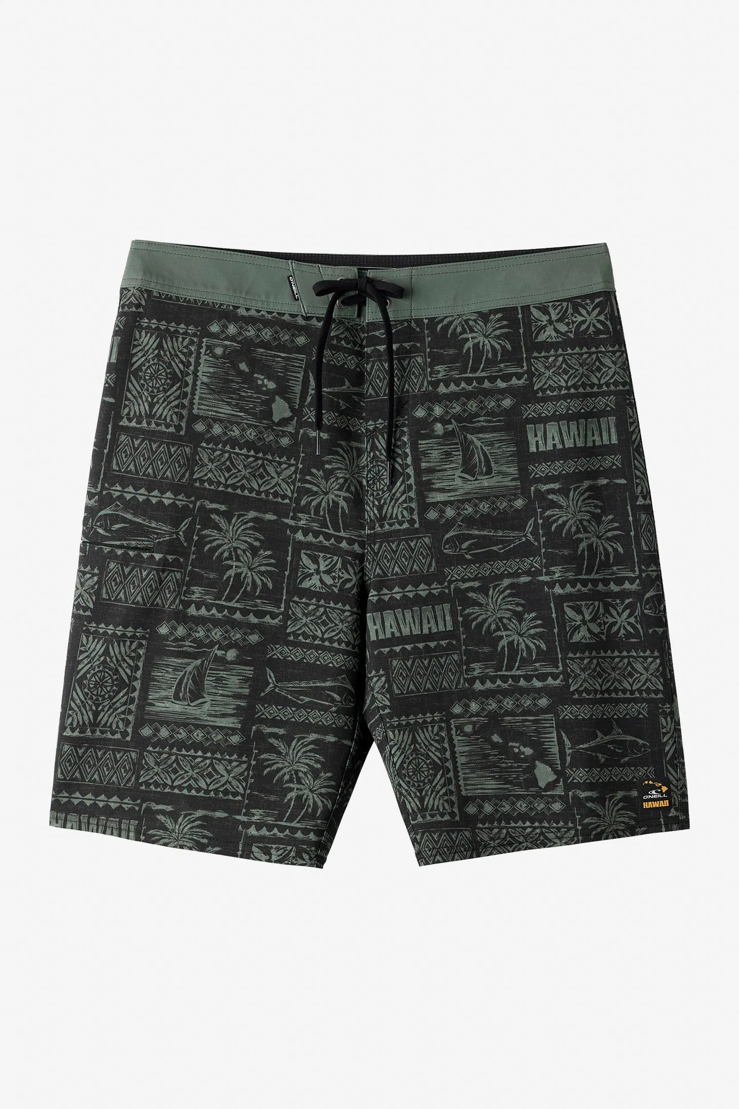 BOY'S HYPERFREAK HEAT HAWAII 17" BOARDSHORTS sold by O'Neill
