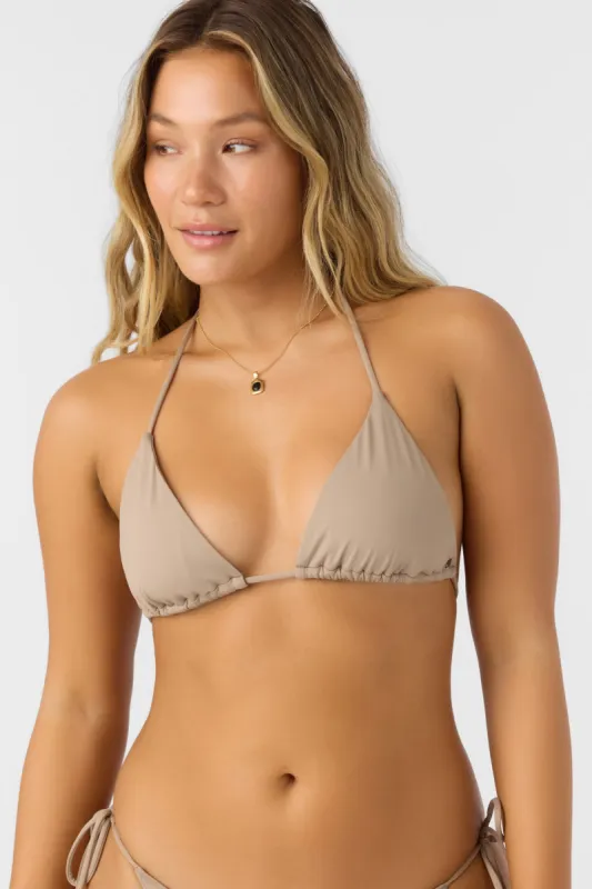 SALTWATER SOLIDS VENICE TRIANGLE TOP sold by O'Neill