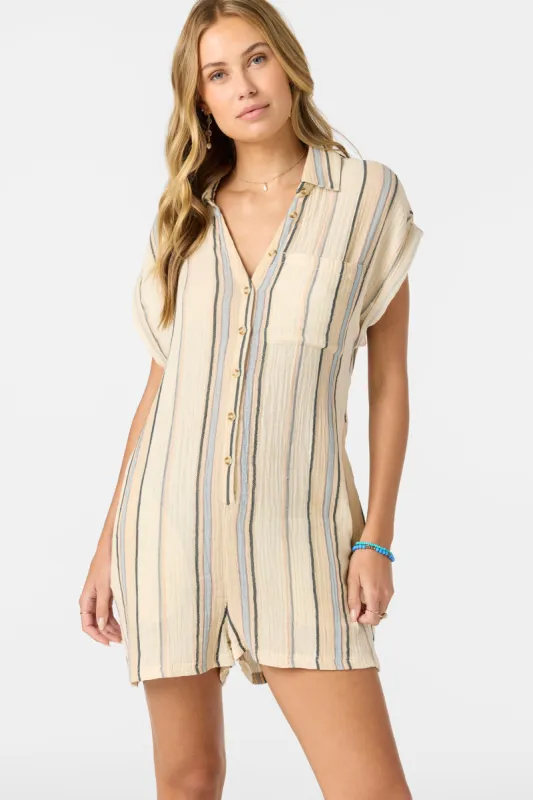 KAMILLA STRIPE ROMPER sold by O'Neill