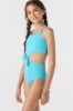 GIRL'S DAWNBREAK RIB KNOT FRONT ONE-PIECE sold by O'Neill
