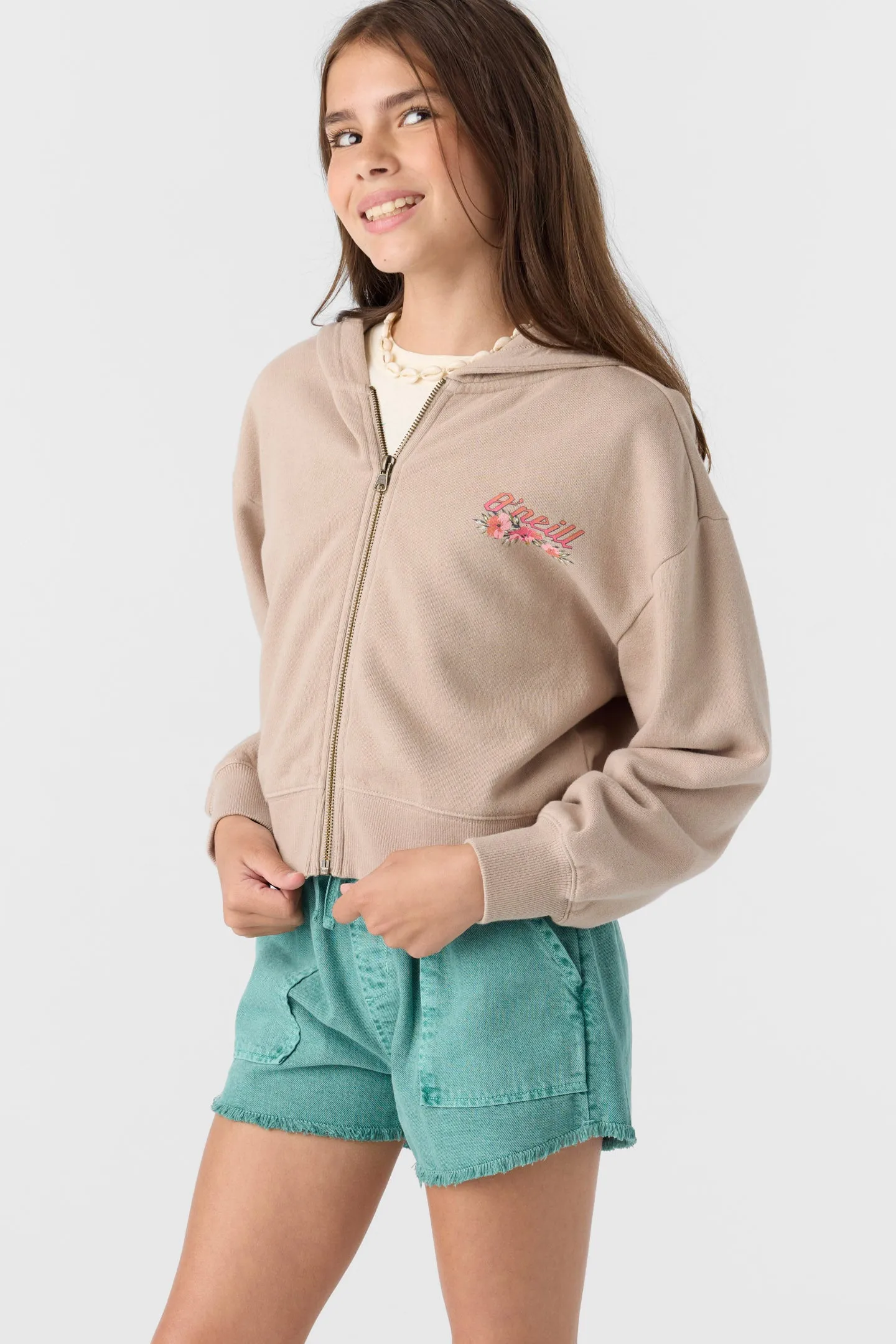 Girl's Darcie Zip Fleece sold by O'Neill product image thumbnail 3