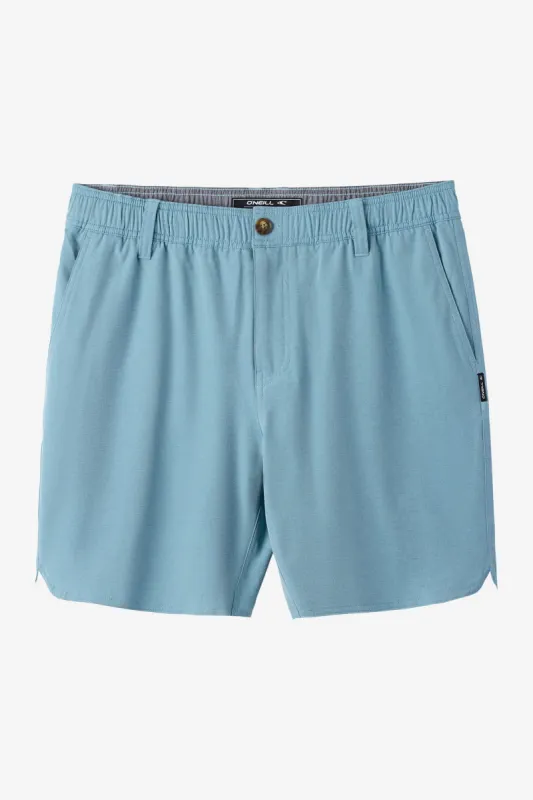 Reserve Light Check Scallop 18" Hybrid Shorts sold by O'Neill