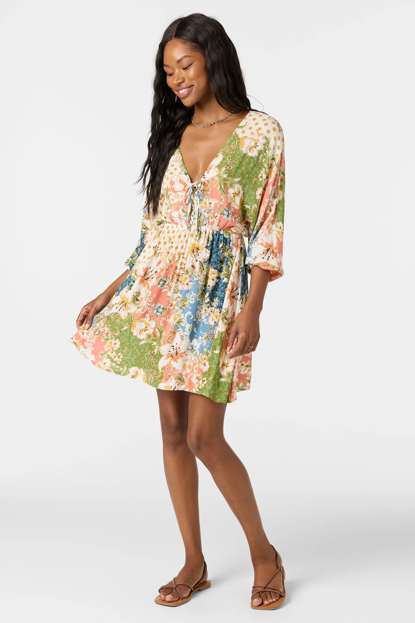 JOHANNA LUA FLORAL SHORT DRESS sold by O'Neill product image thumbnail 5