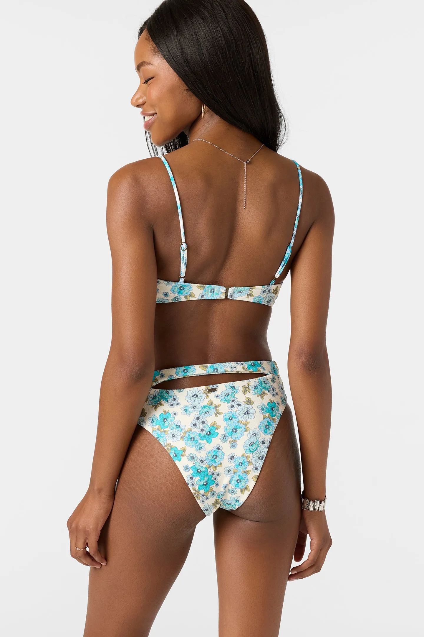 Coastal Floral Maxwell Cheeky Bottoms sold by O'Neill