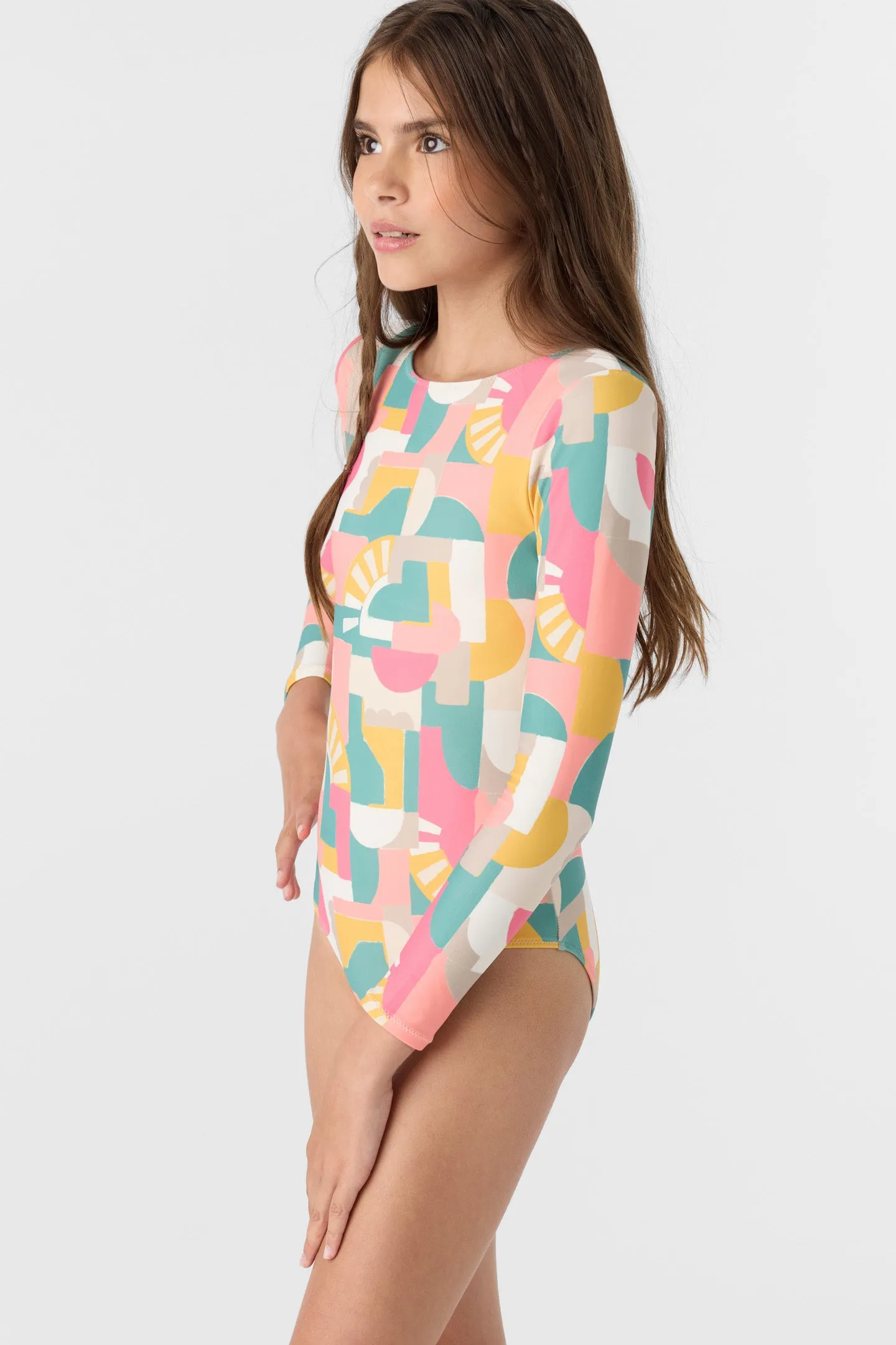 Girl's Lisbon Geo Twist Back Surf Suit sold by O'Neill product image thumbnail 4