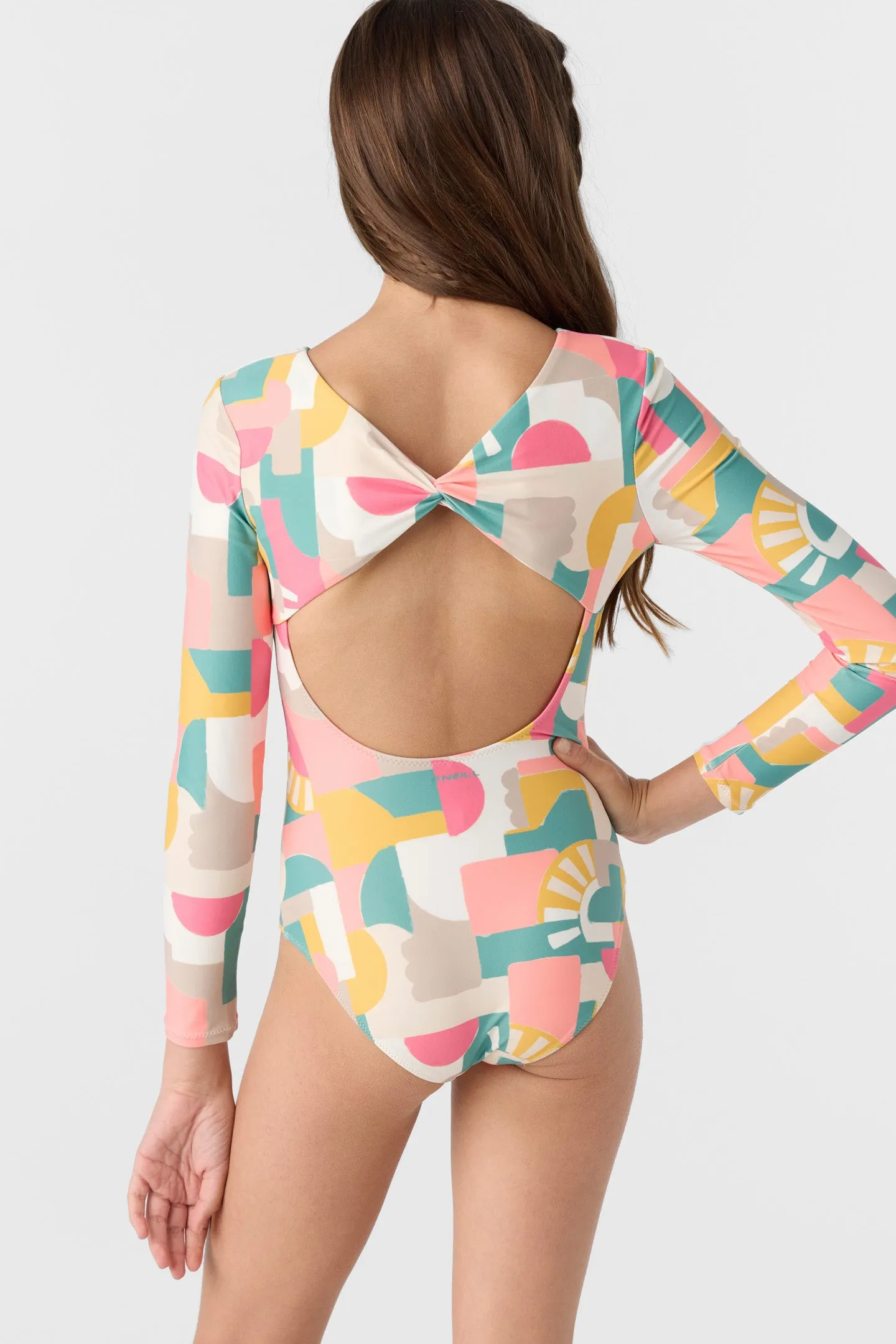 Girl's Lisbon Geo Twist Back Surf Suit sold by O'Neill product image thumbnail 2