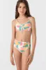 GIRL'S LISBON GEO RUCHED BRALETTE SET sold by O'Neill