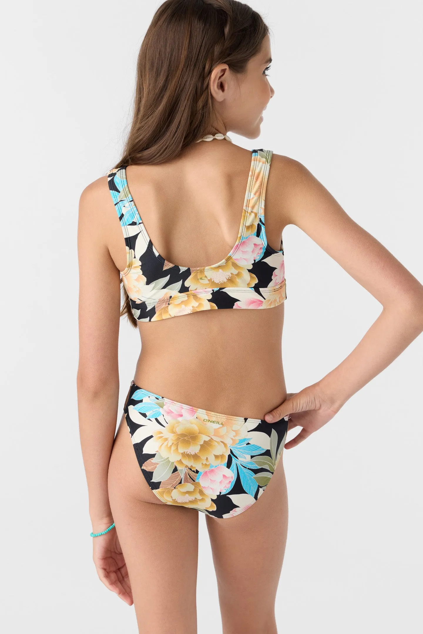 Girl's Mikah Floral Fixed Bralette Set sold by O'Neill product image thumbnail 2