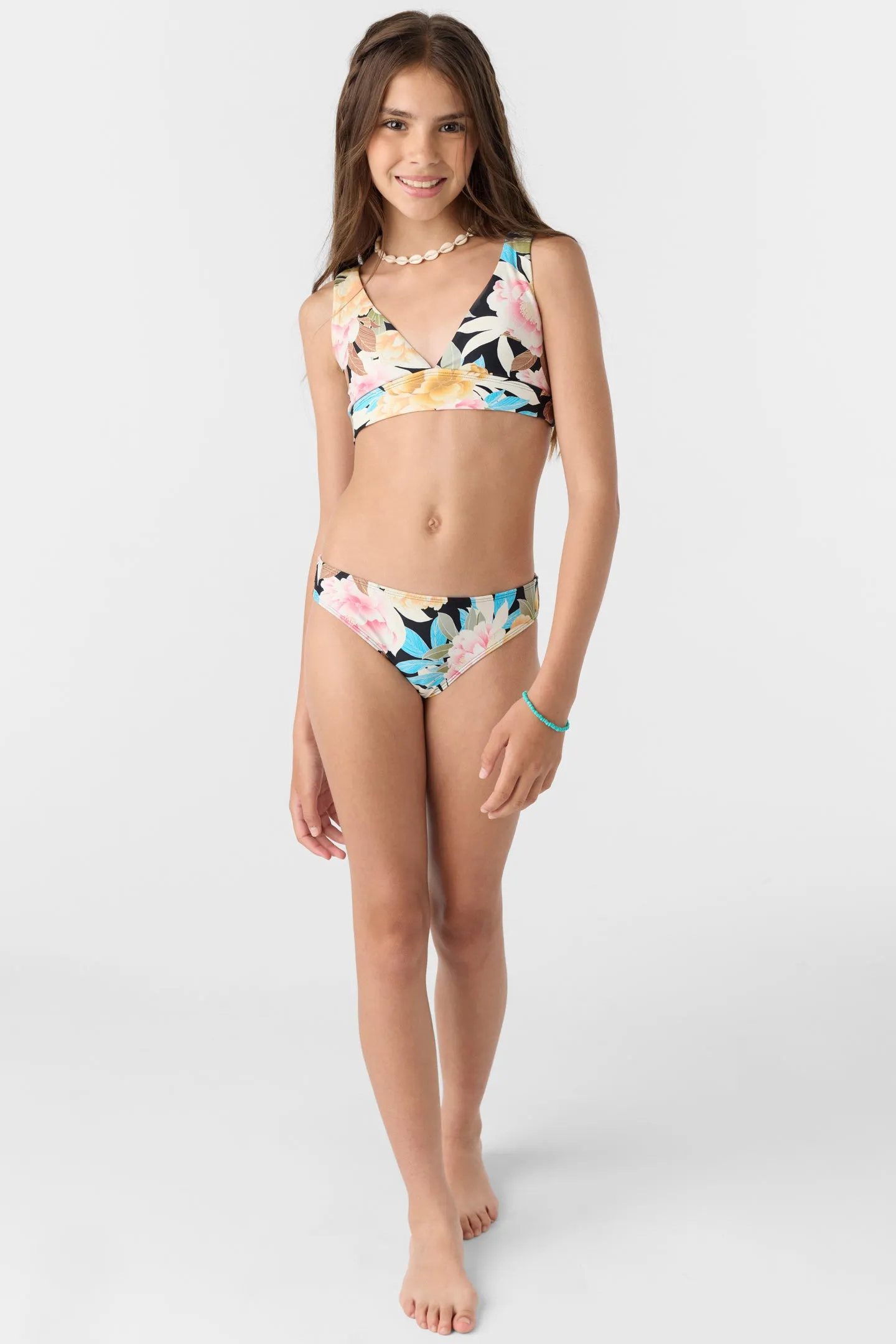 Girl's Mikah Floral Fixed Bralette Set sold by O'Neill product image thumbnail 3