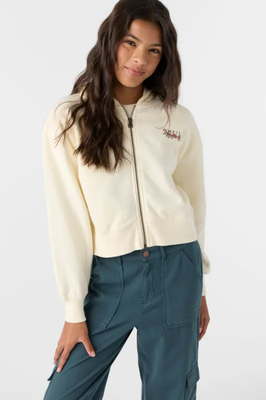 GIRL'S DARCIE ZIP FLEECE JACKET sold by O'Neill