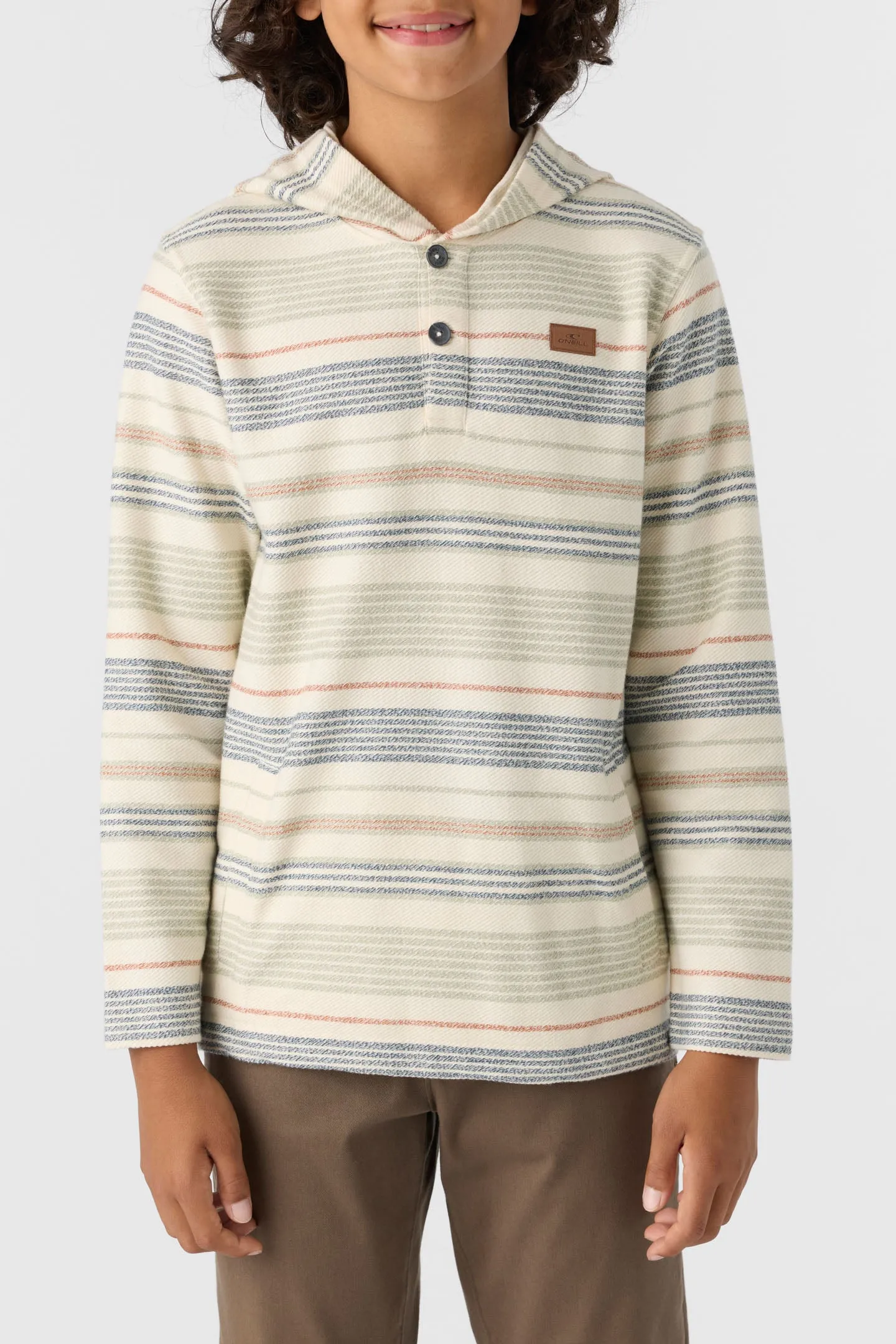 BOY'S BAVARO STRIPE PONCHO FLEECE PULLOVER sold by O'Neill product image thumbnail 2