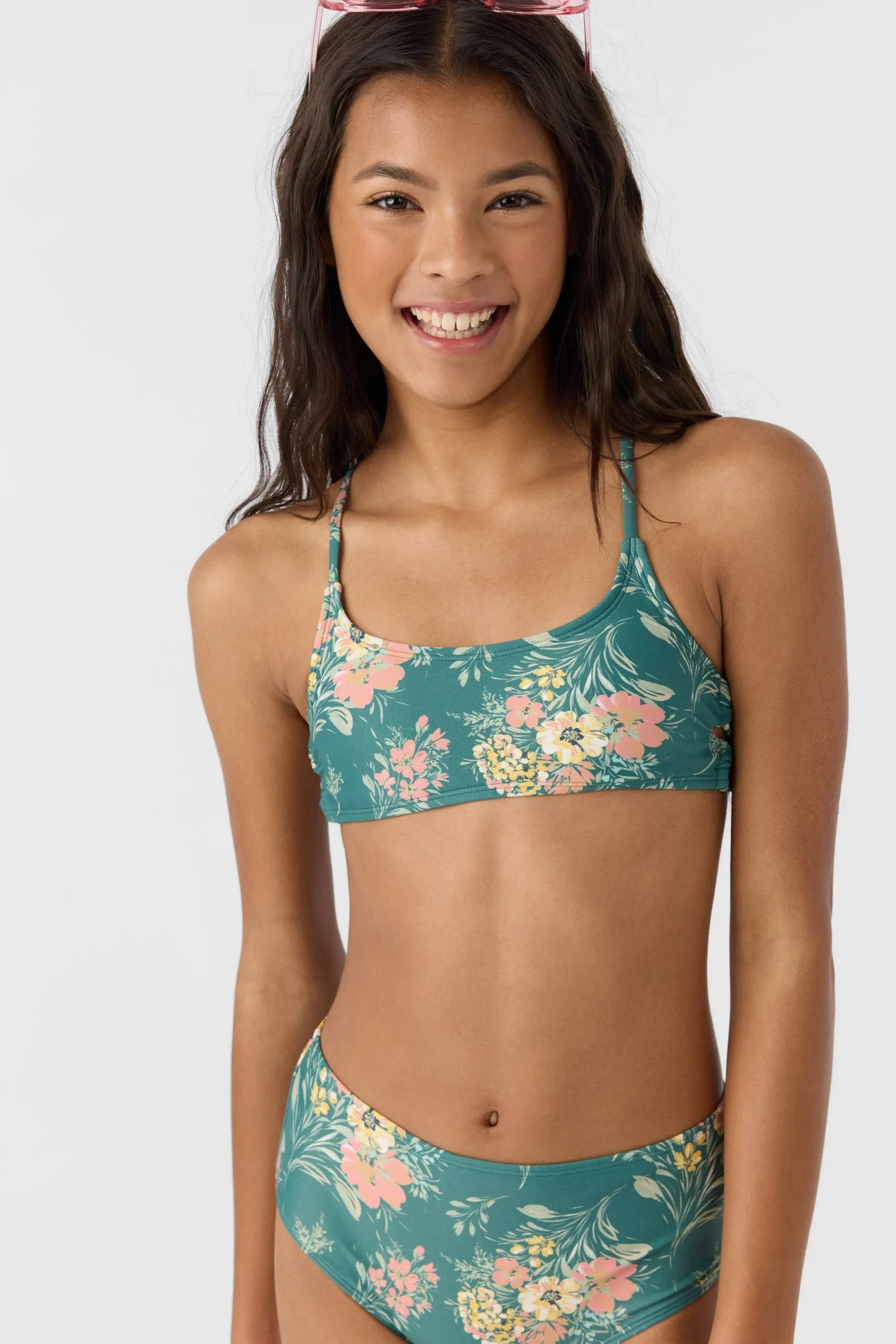 GIRL'S NAYA FLORAL STRAPPY SIDE BRALETTE TOP SET sold by O'Neill product image thumbnail 4