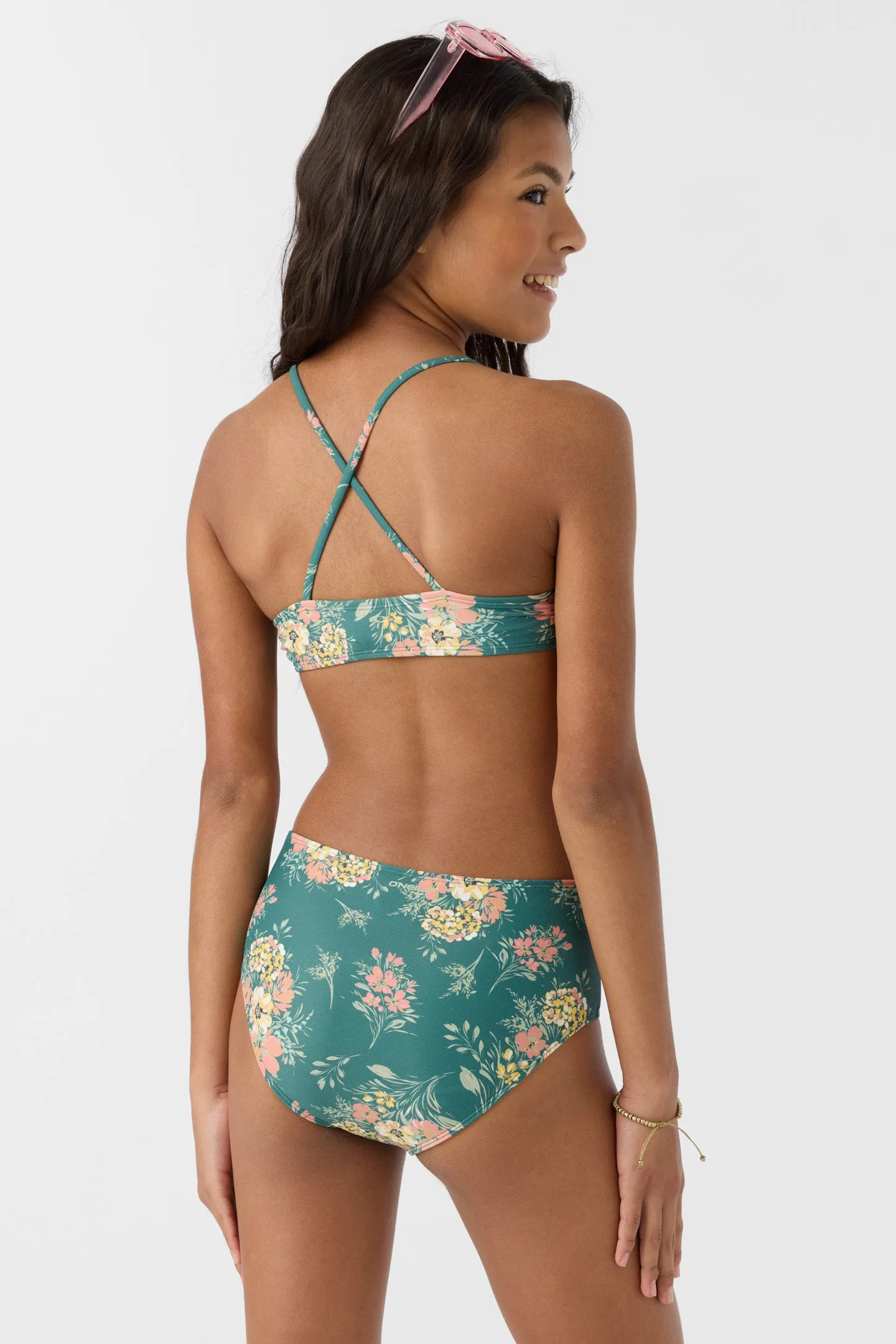 GIRL'S NAYA FLORAL STRAPPY SIDE BRALETTE TOP SET sold by O'Neill product image thumbnail 2