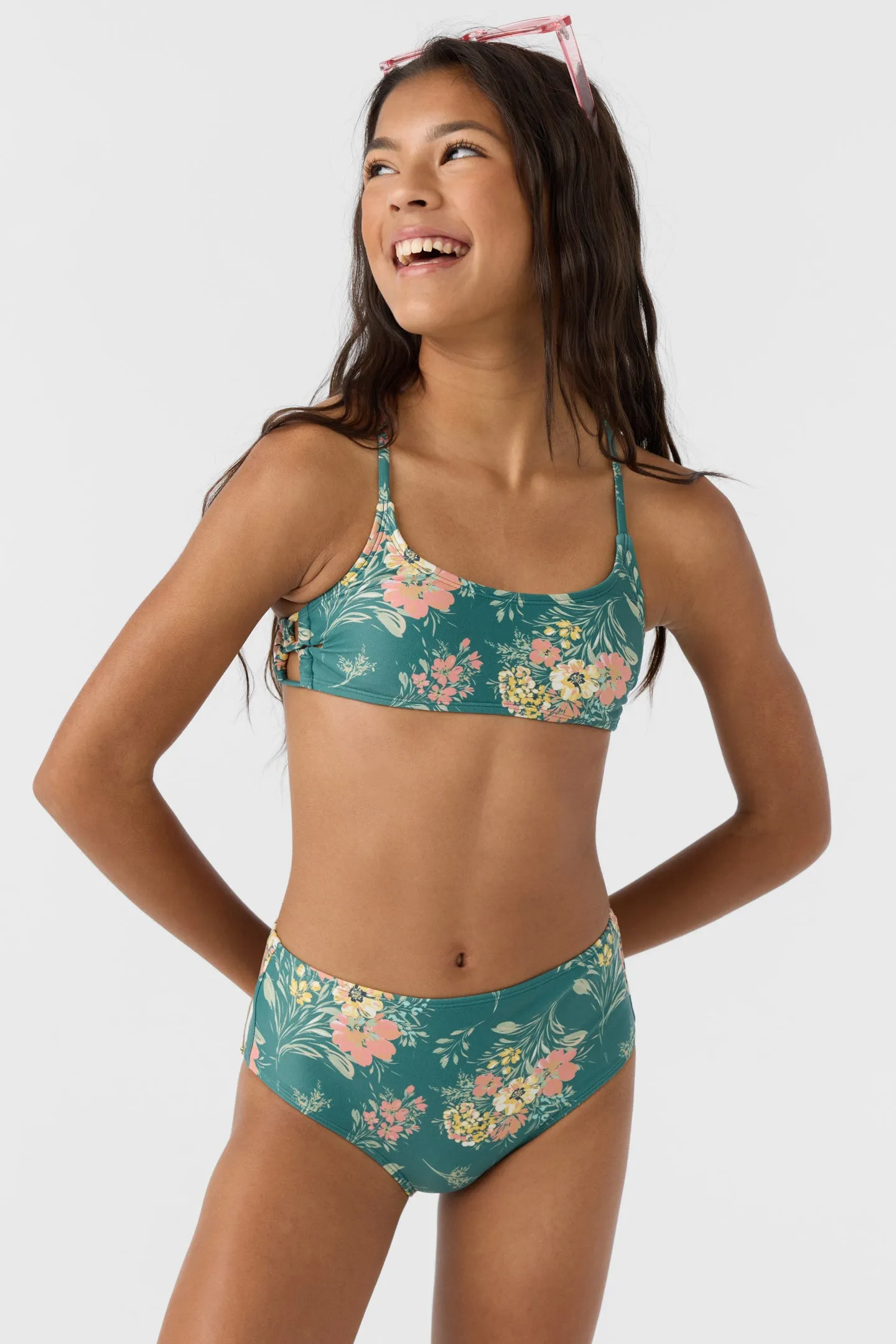 GIRL'S NAYA FLORAL STRAPPY SIDE BRALETTE TOP SET sold by O'Neill product image thumbnail 5