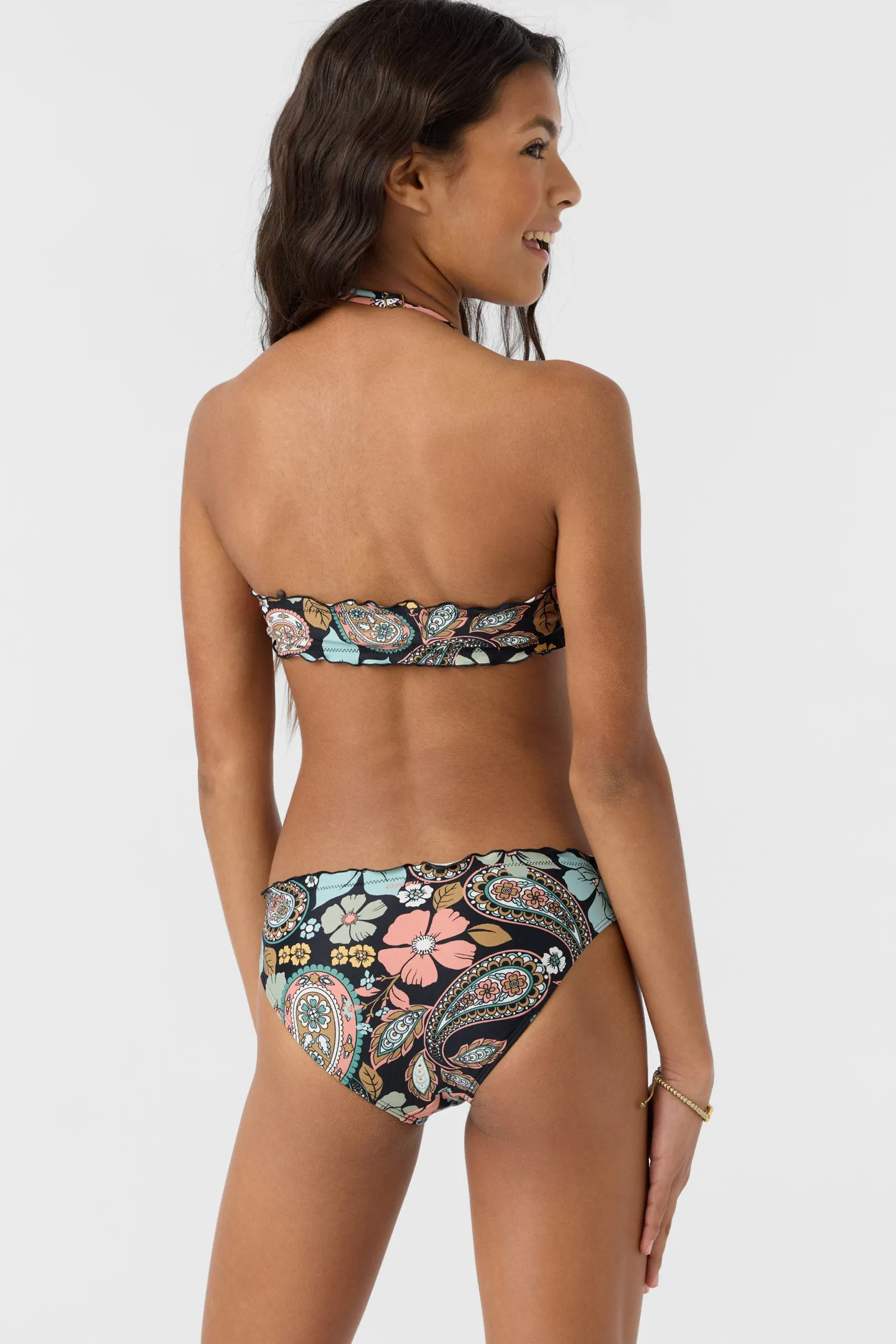 GIRL'S MOD BOHO RUFFLE EDGE HIGH NECK SWIM SET sold by O'Neill product image thumbnail 2