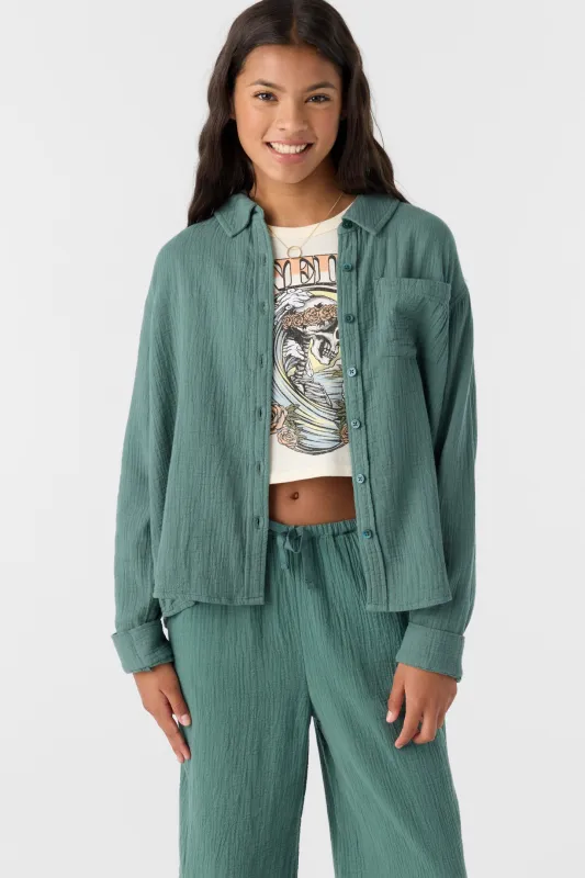 Girl's Lenita Long Sleeve Top sold by O'Neill