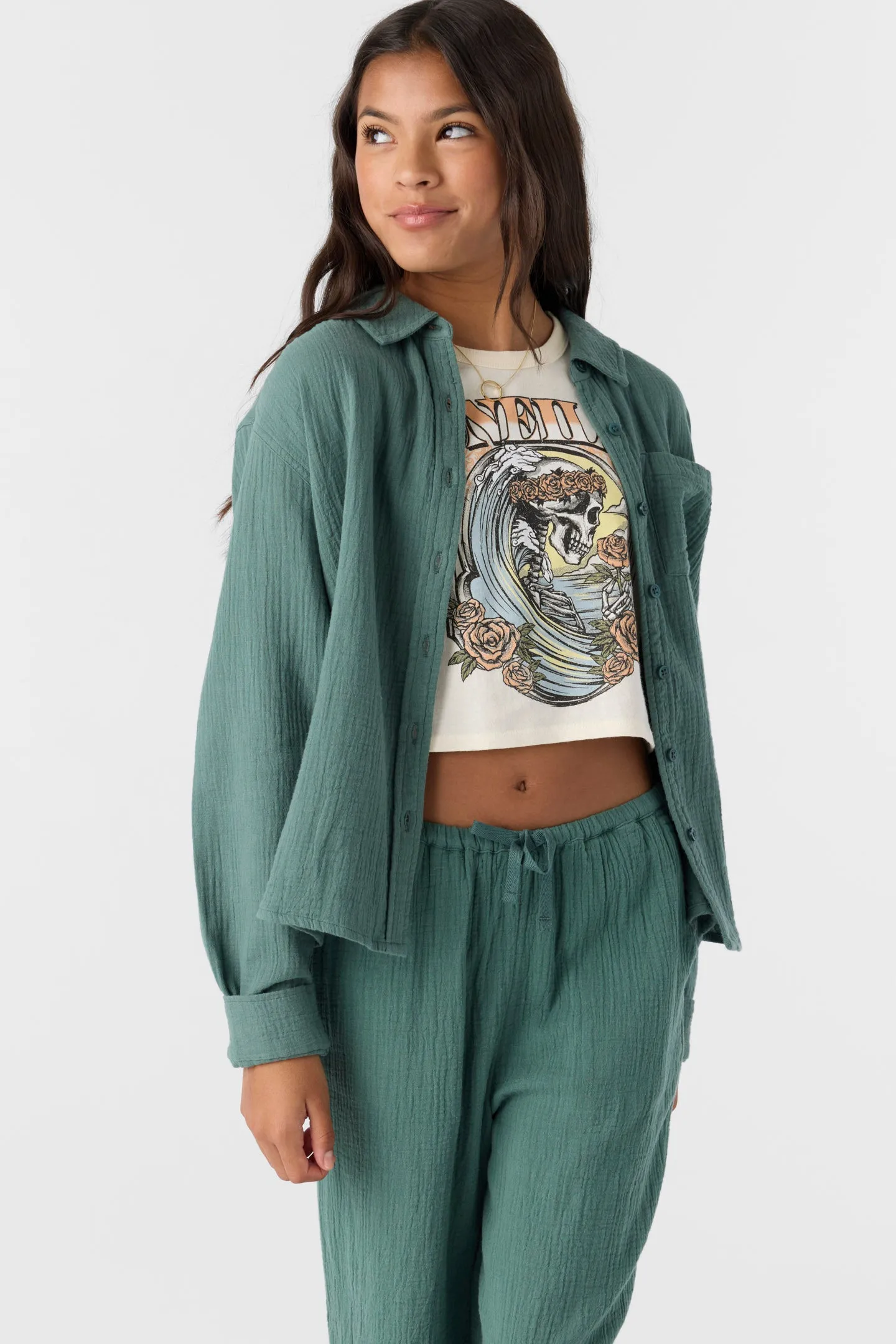 Girl's Lenita Long Sleeve Top sold by O'Neill product image thumbnail 5