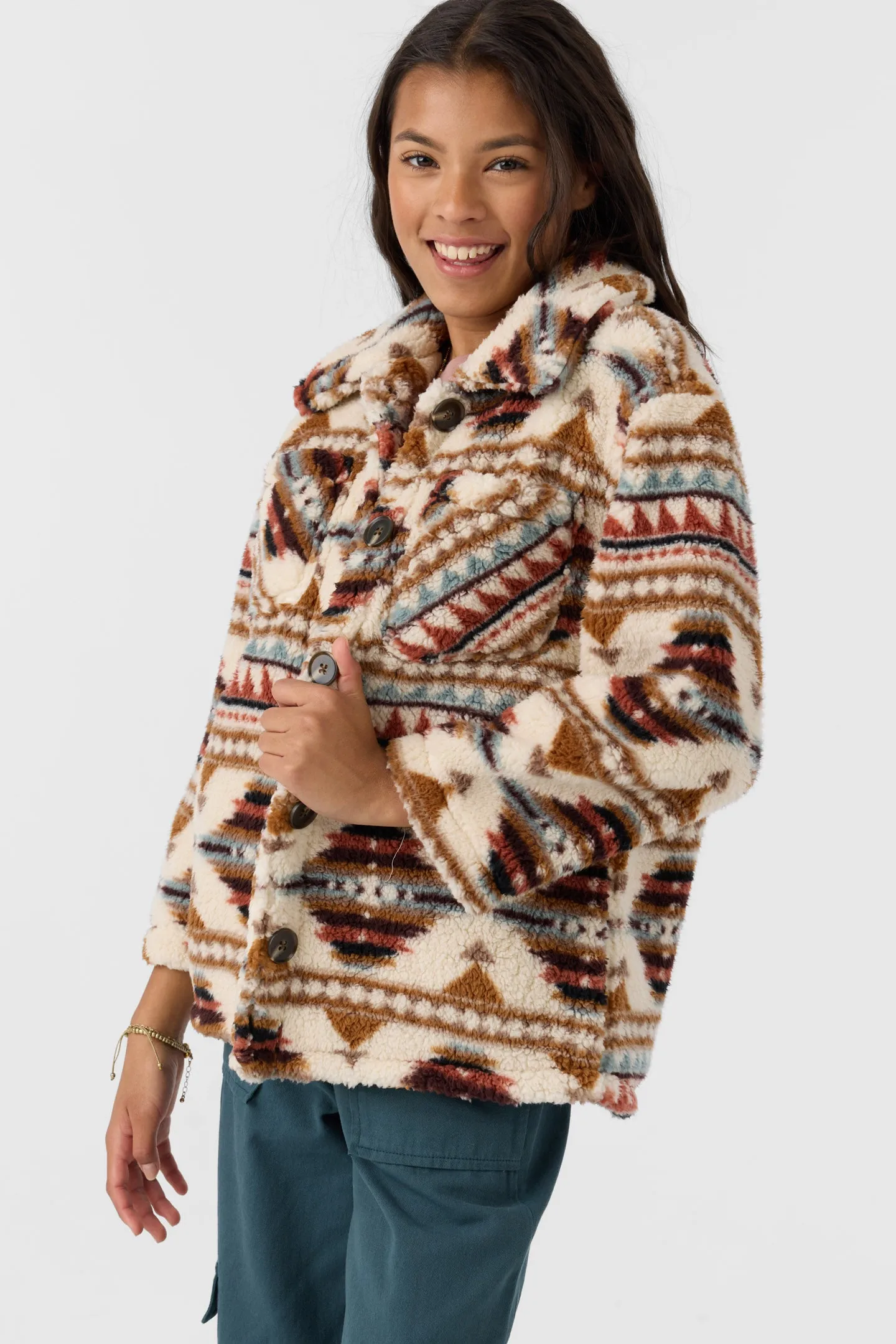 GIRL'S GENE PRINTED JACKET sold by O'Neill product image thumbnail 5