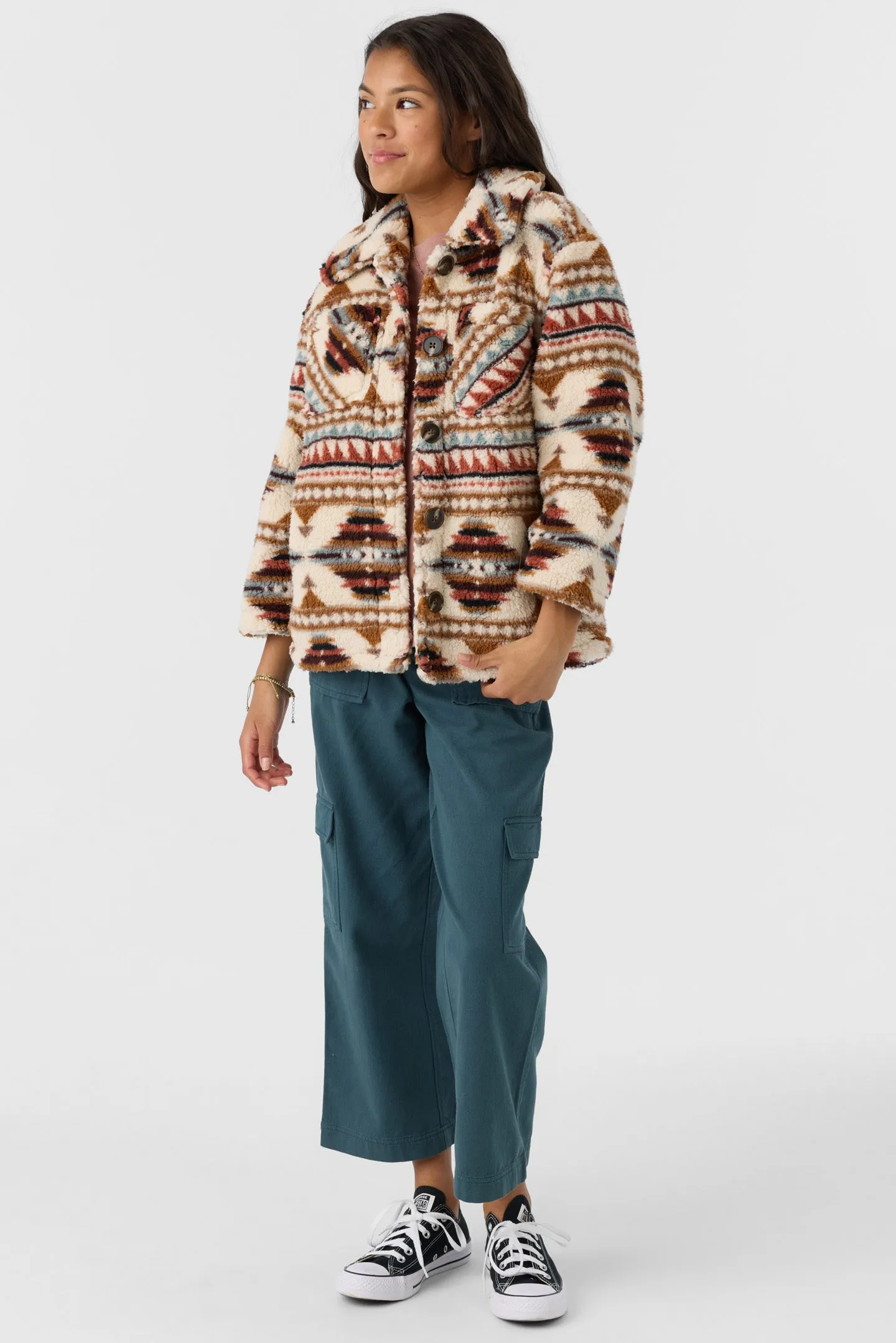 GIRL'S GENE PRINTED JACKET sold by O'Neill product image thumbnail 3