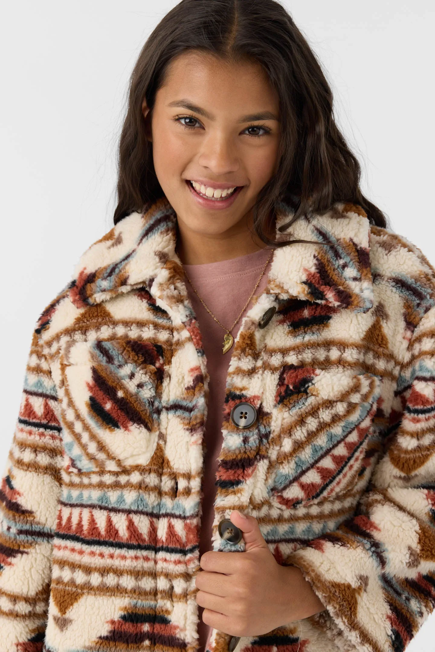 GIRL'S GENE PRINTED JACKET sold by O'Neill product image thumbnail 4