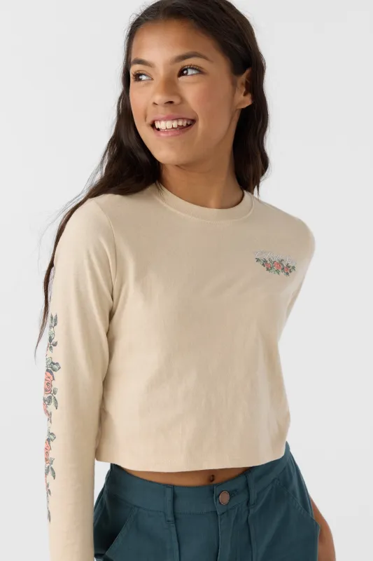 GIRL'S FLOWER VINEZ LONG SLEEVE TEE sold by O'Neill