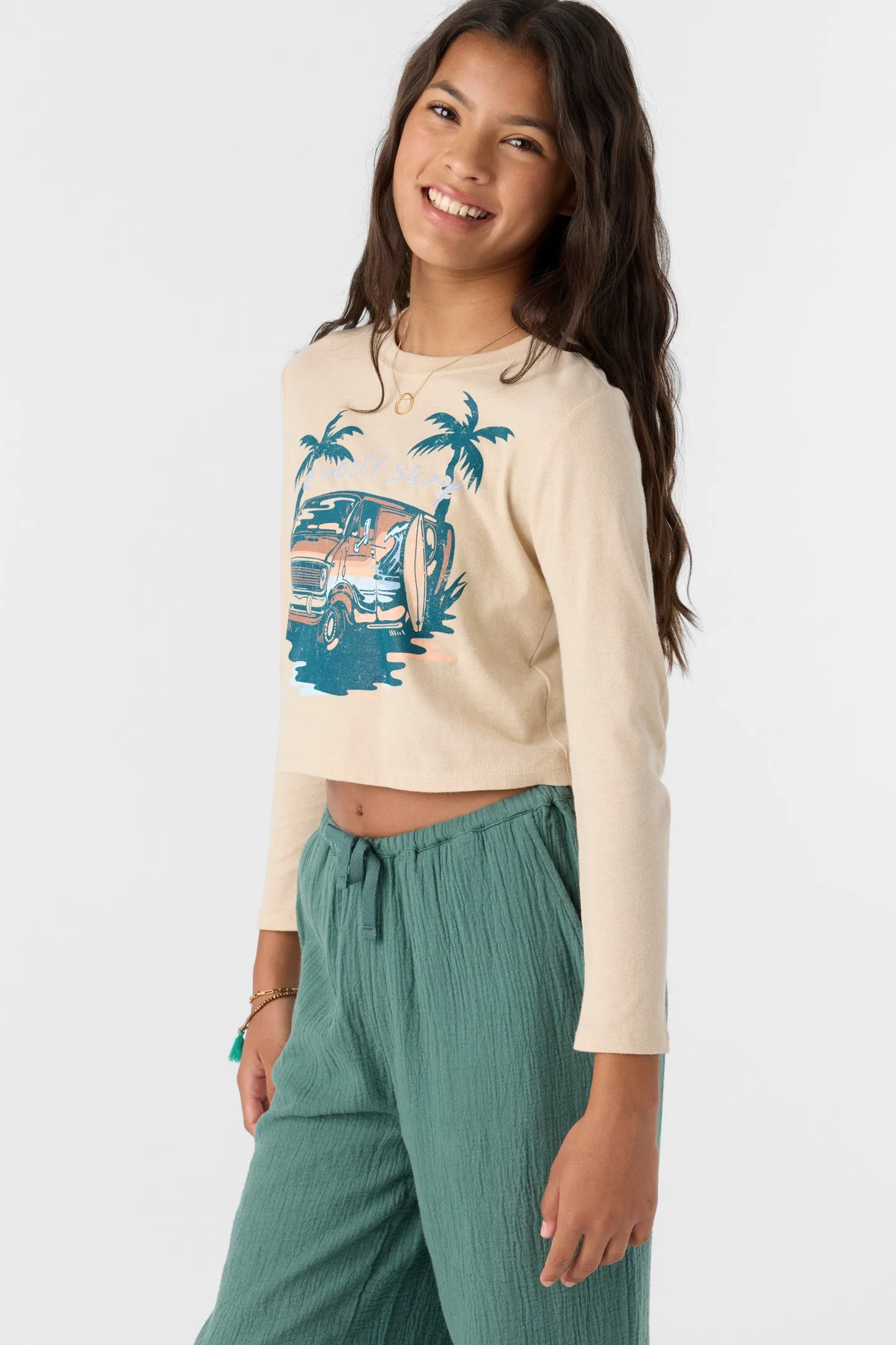 GIRL'S COASTAL CRUISER LONG SLEEVE TEE sold by O'Neill product image thumbnail 4
