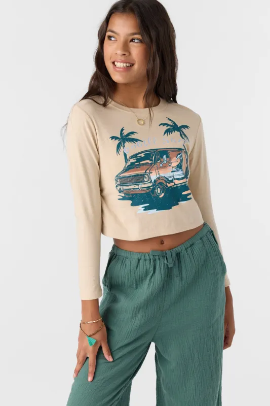 GIRL'S COASTAL CRUISER LONG SLEEVE TEE sold by O'Neill