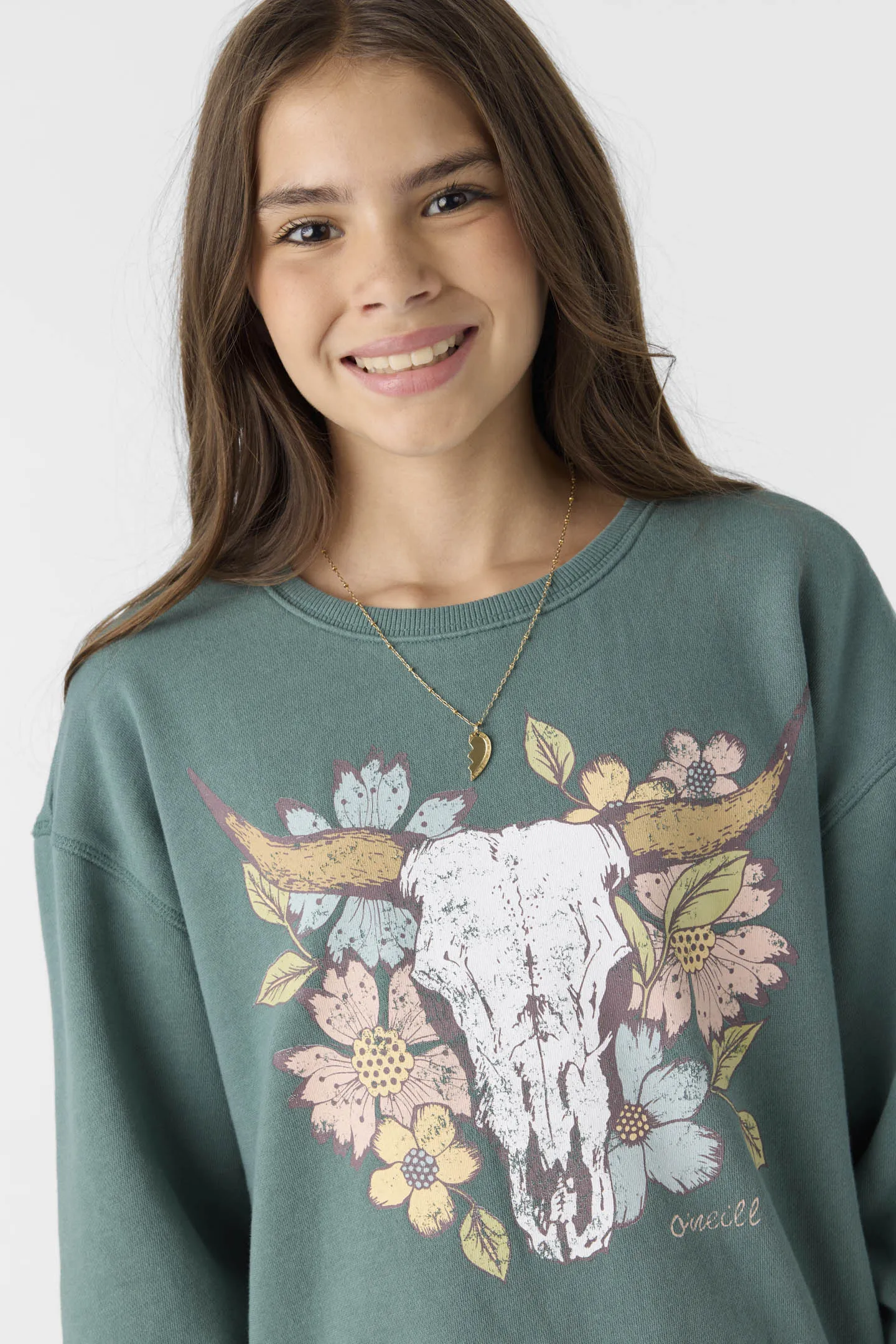 Girl's Ana Crew Neck Fleece sold by O'Neill product image thumbnail 4