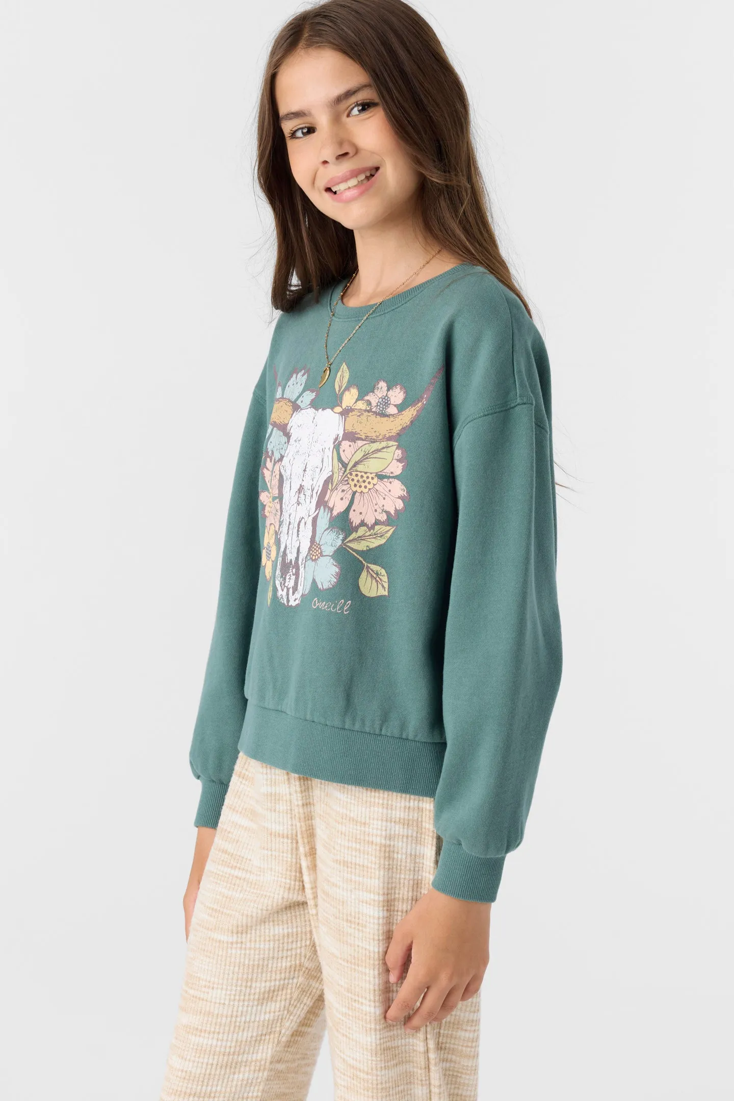 Girl's Ana Crew Neck Fleece sold by O'Neill product image thumbnail 5
