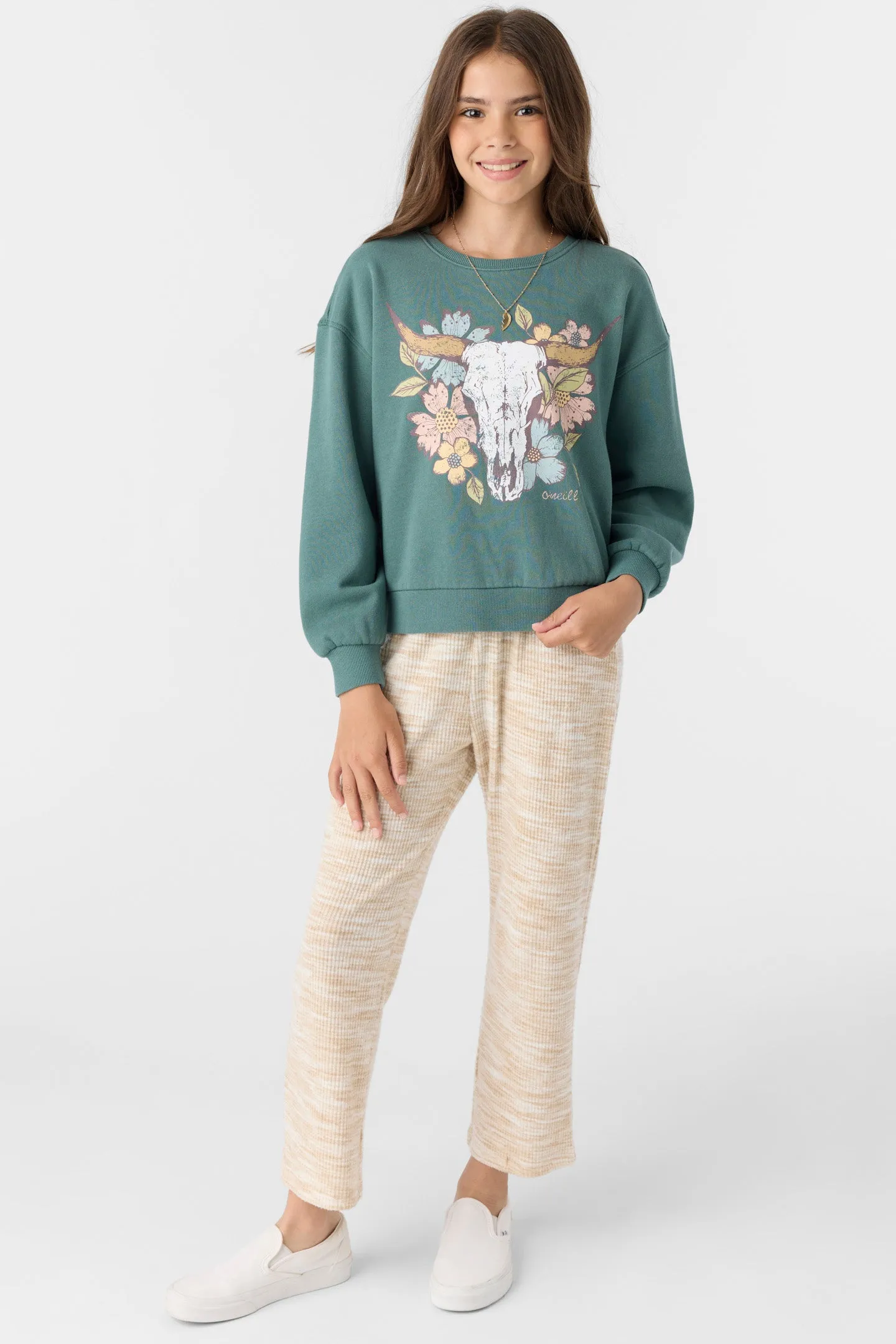 Girl's Ana Crew Neck Fleece sold by O'Neill product image thumbnail 3