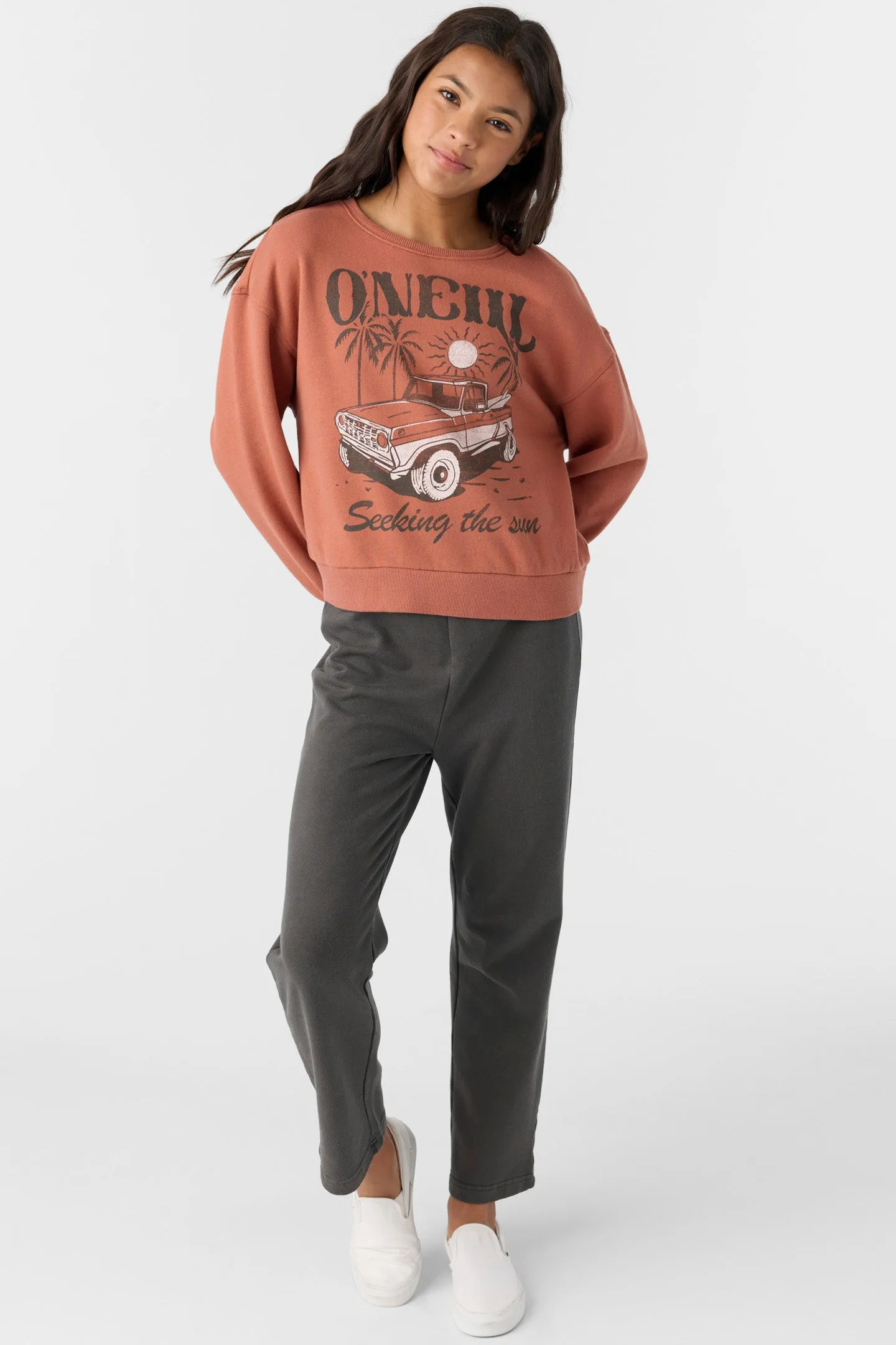 GIRL'S ANA CREW NECK FLEECE sold by O'Neill product image thumbnail 3