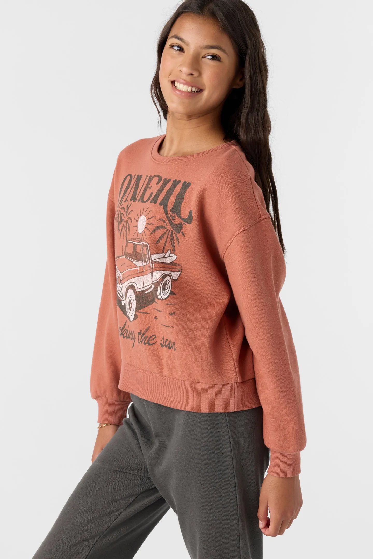 GIRL'S ANA CREW NECK FLEECE sold by O'Neill product image thumbnail 5